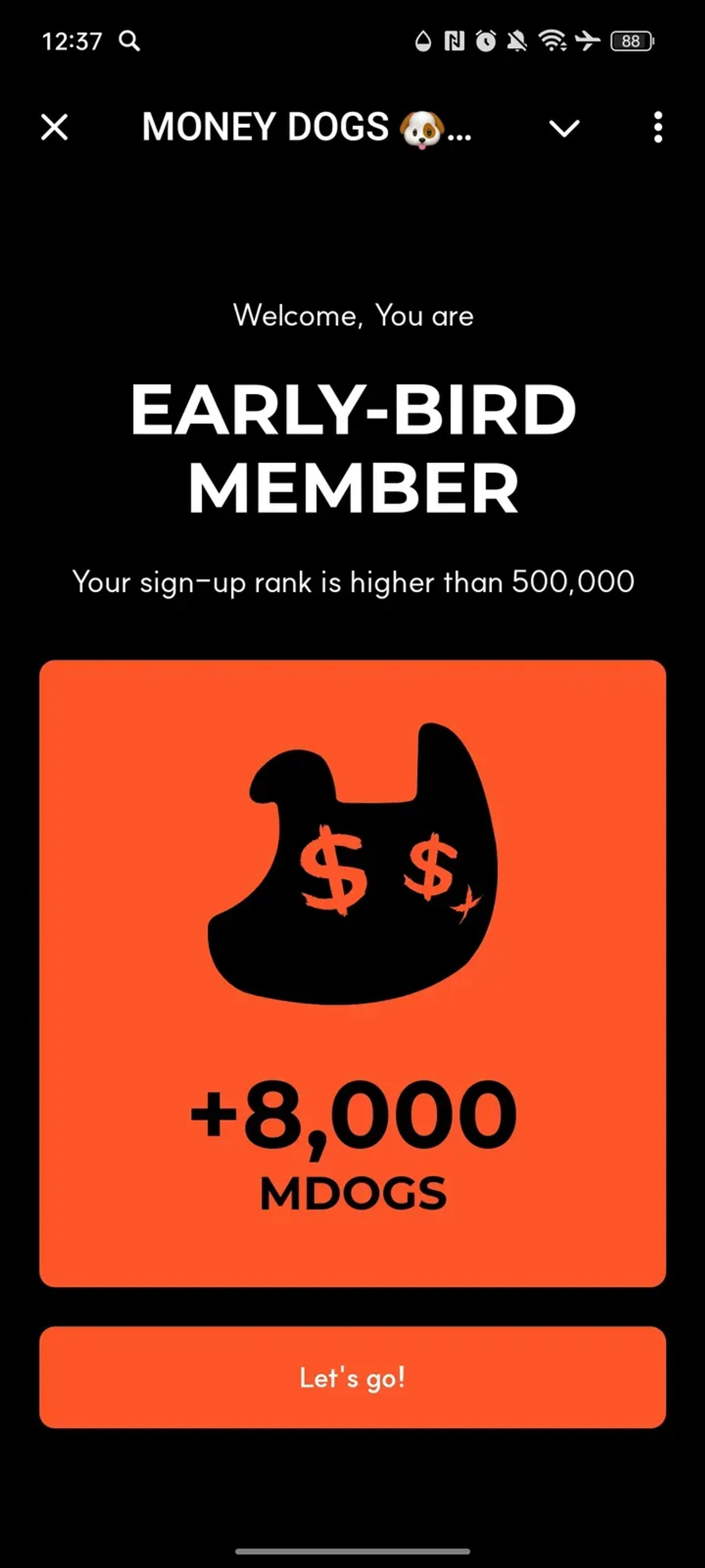 MONEY DOGS 🐶💰 Telegram Screenshot 1