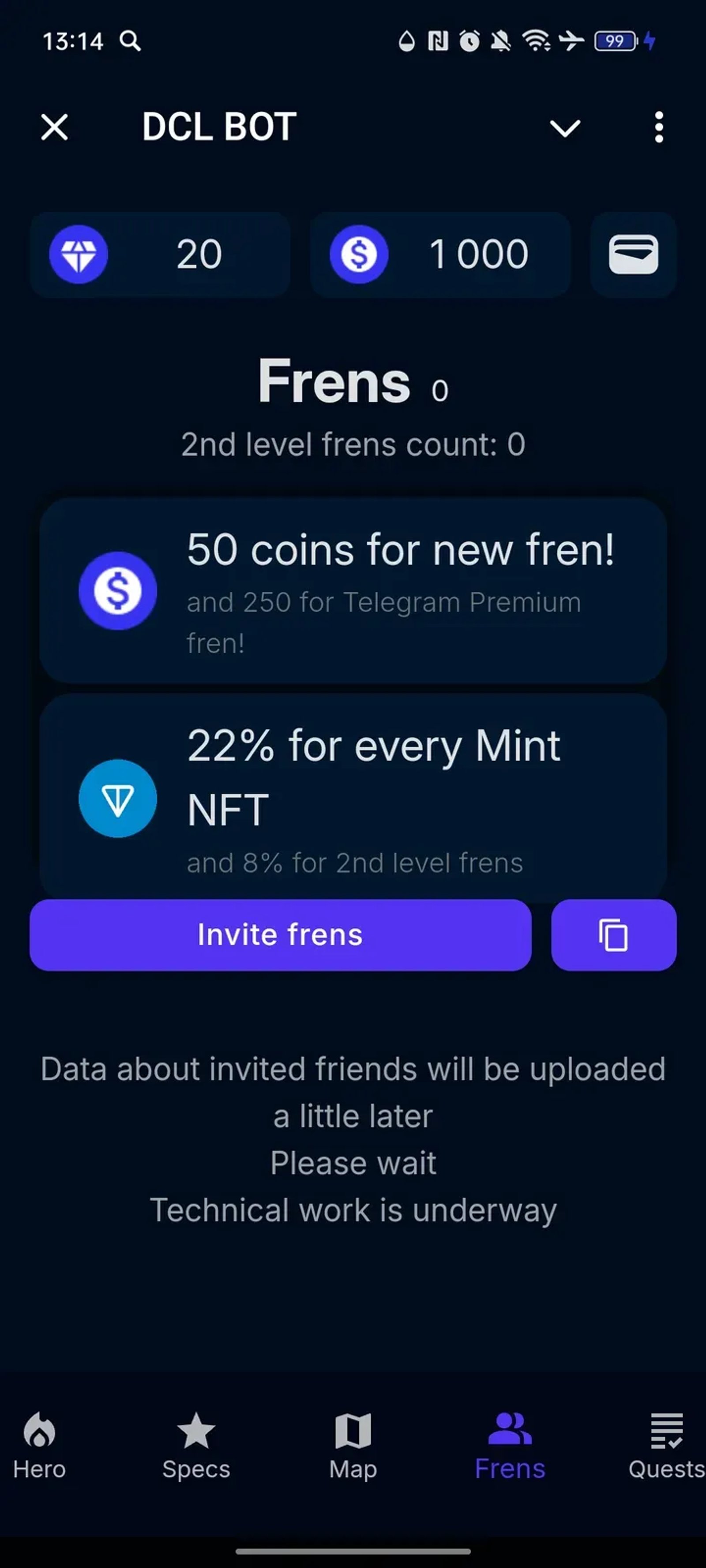 DexCoyote Legends Telegram Screenshot 4