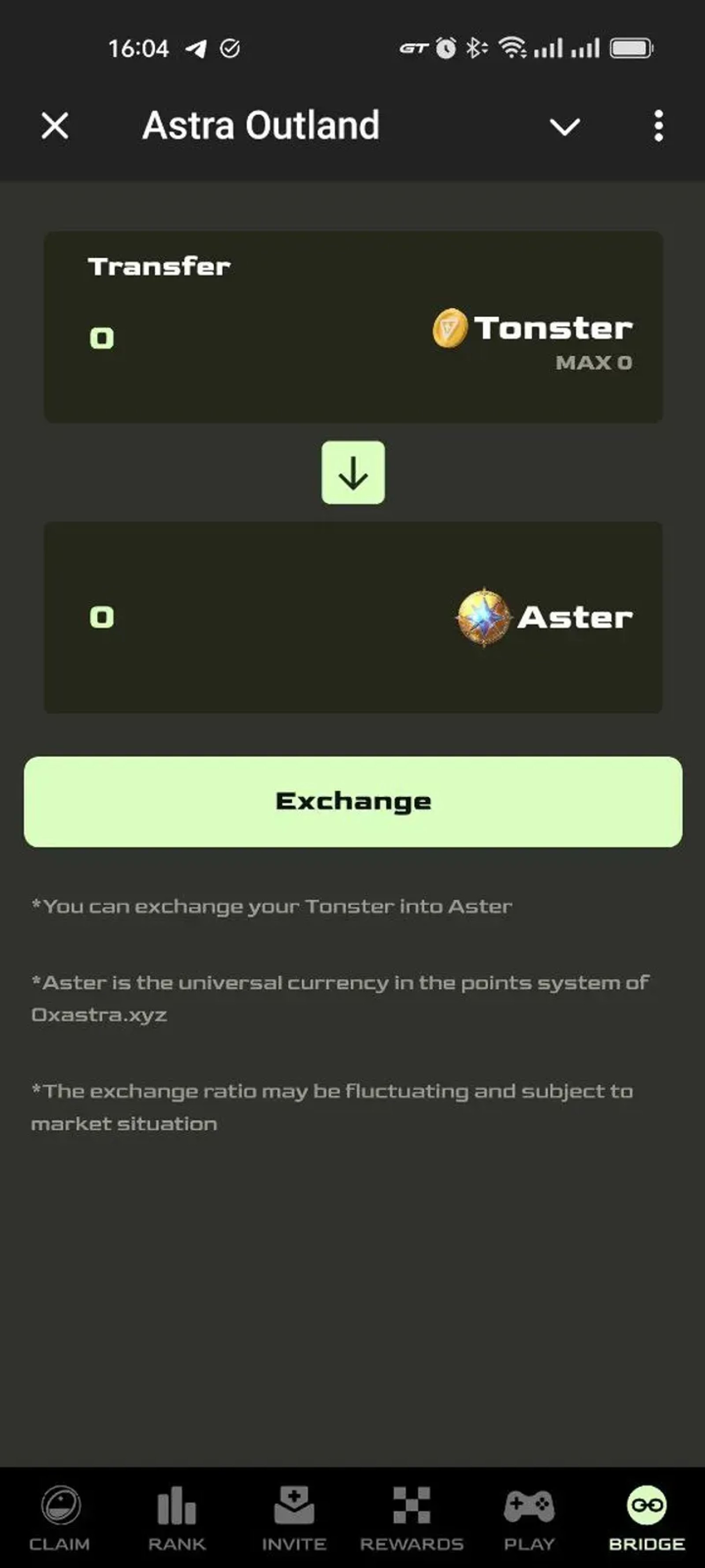 Astra Outland в Телеграм — скриншот 3
