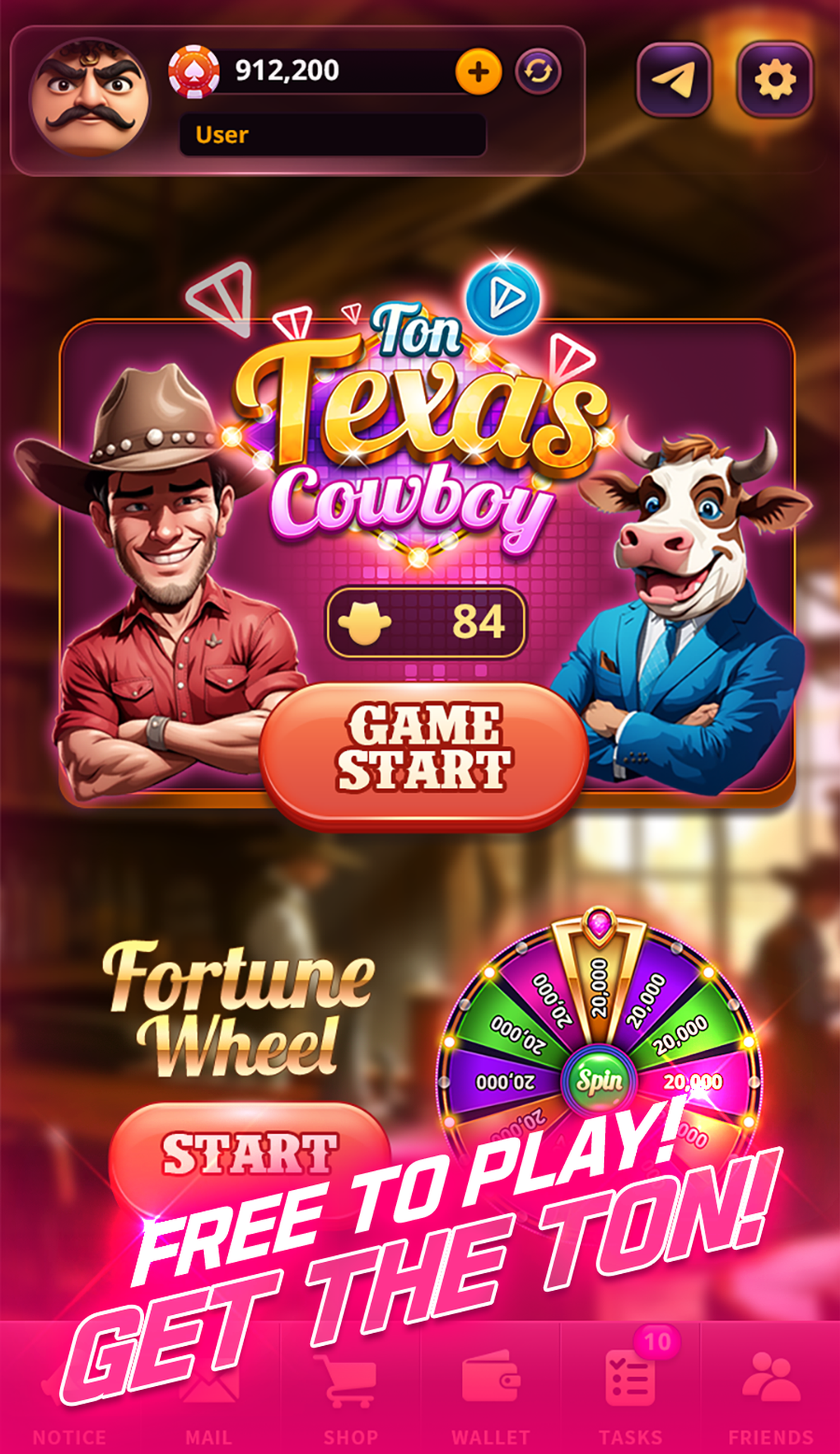 💎Ton Texas CowBoy💎 в Телеграм — скриншот 2
