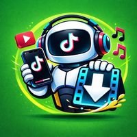 Tik-Tok Downloader Logo Telegram