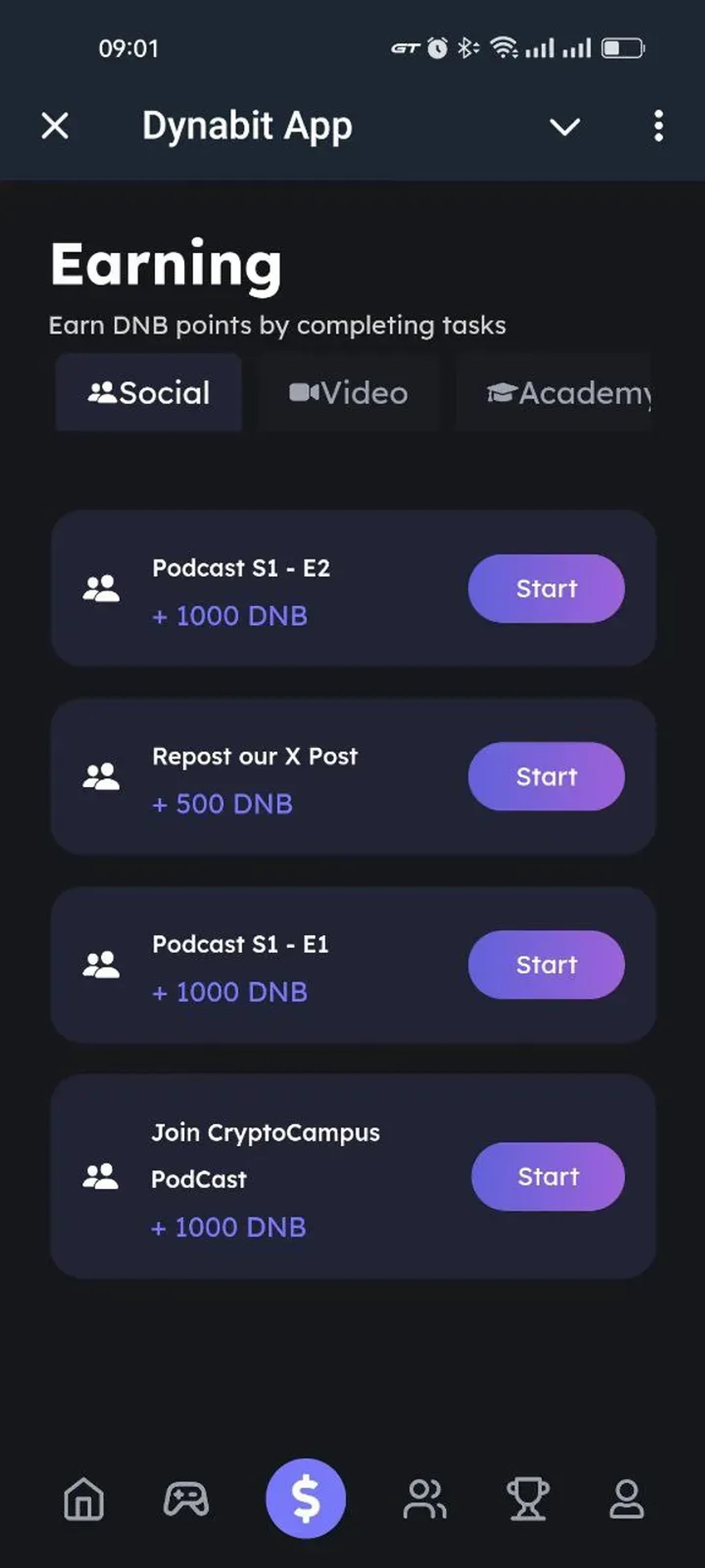 Dynabit App в Телеграм — скриншот 6