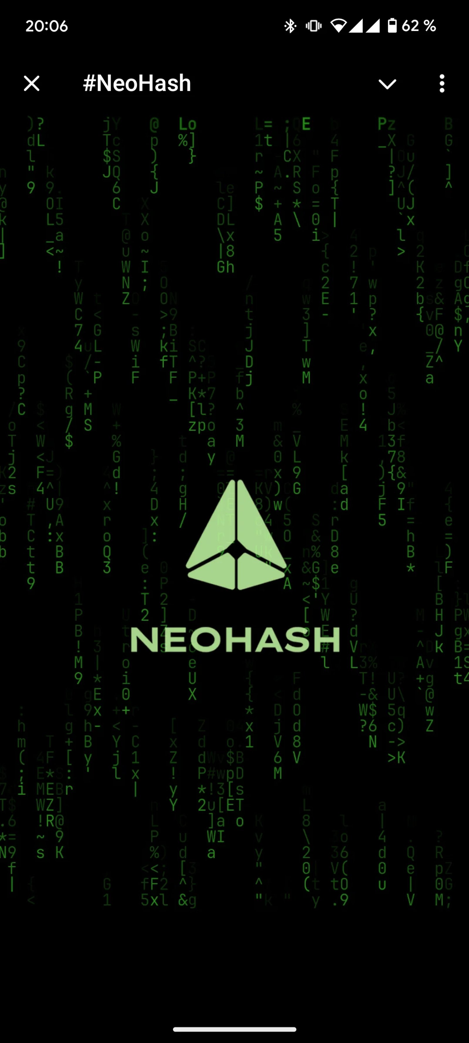 #NeoHash Telegram Screenshot 1