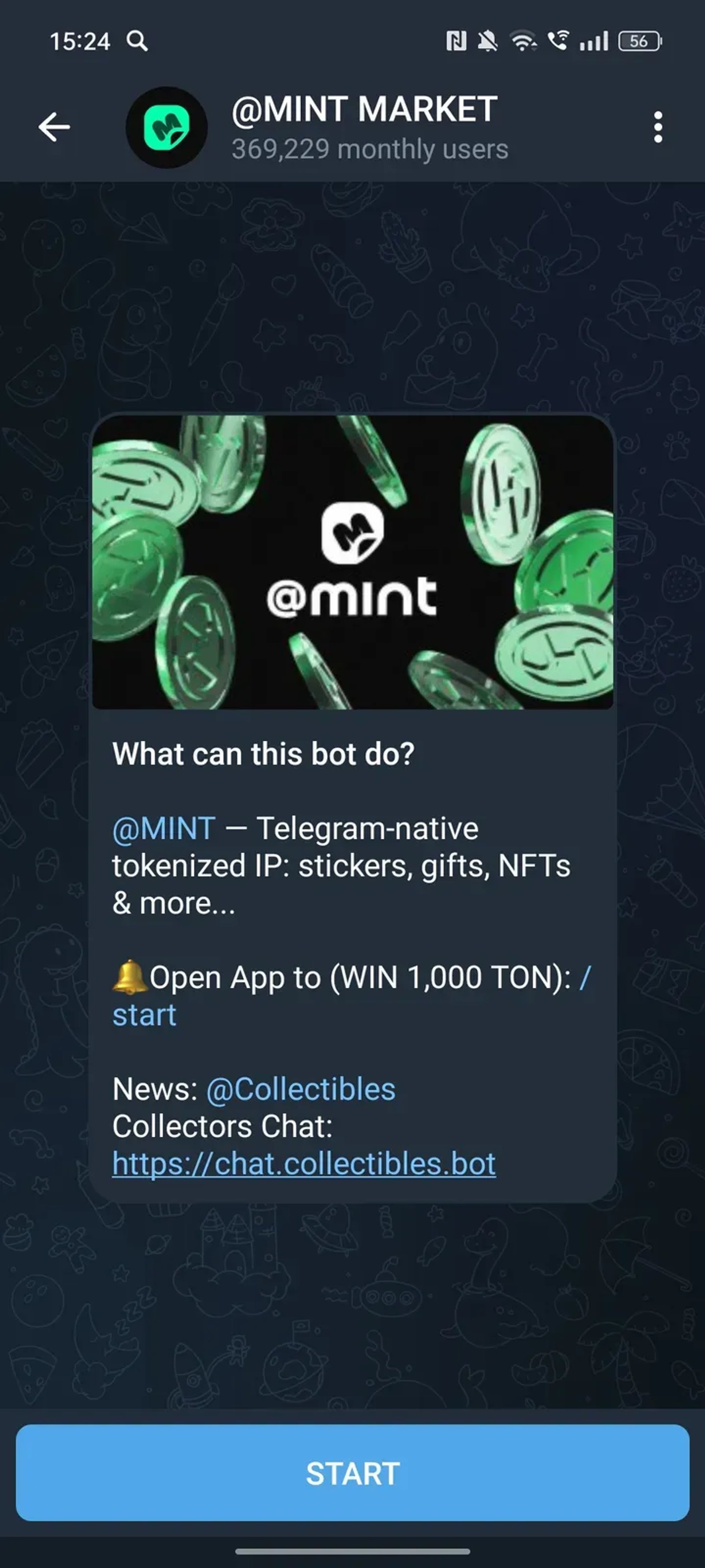 @mint в Телеграм — скриншот 2