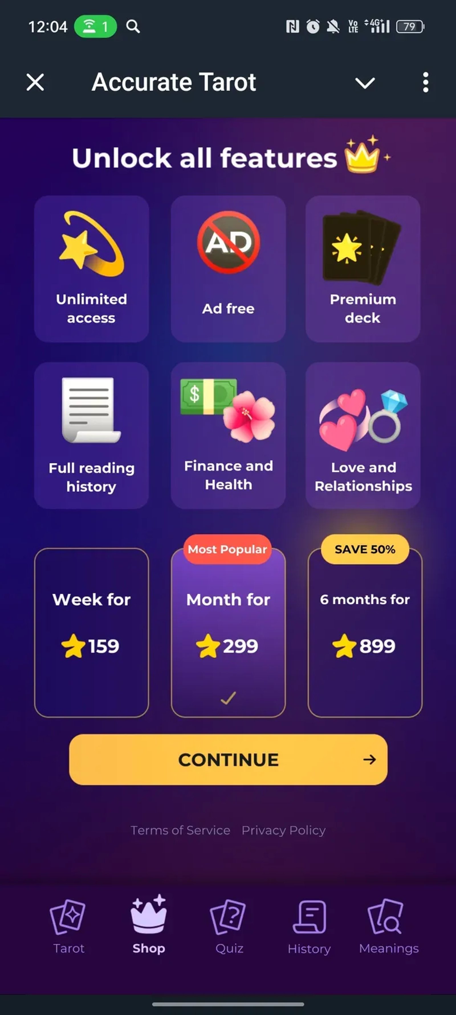 Tarot Telegram Screenshot 2