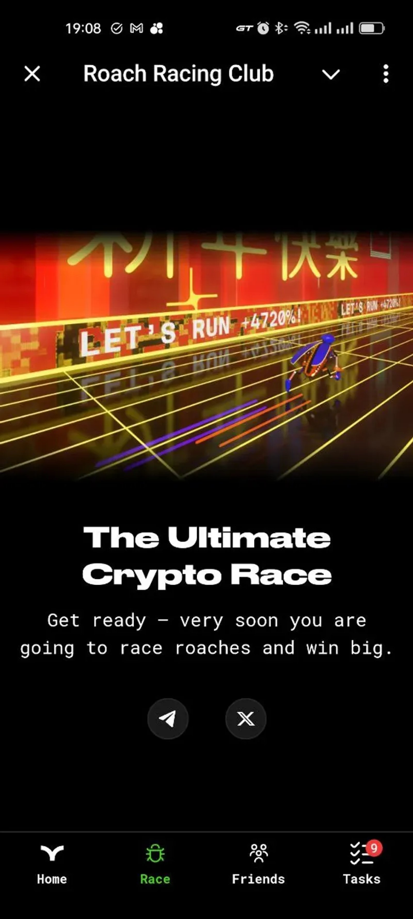 Roach Racing Club Telegram Screenshot 6