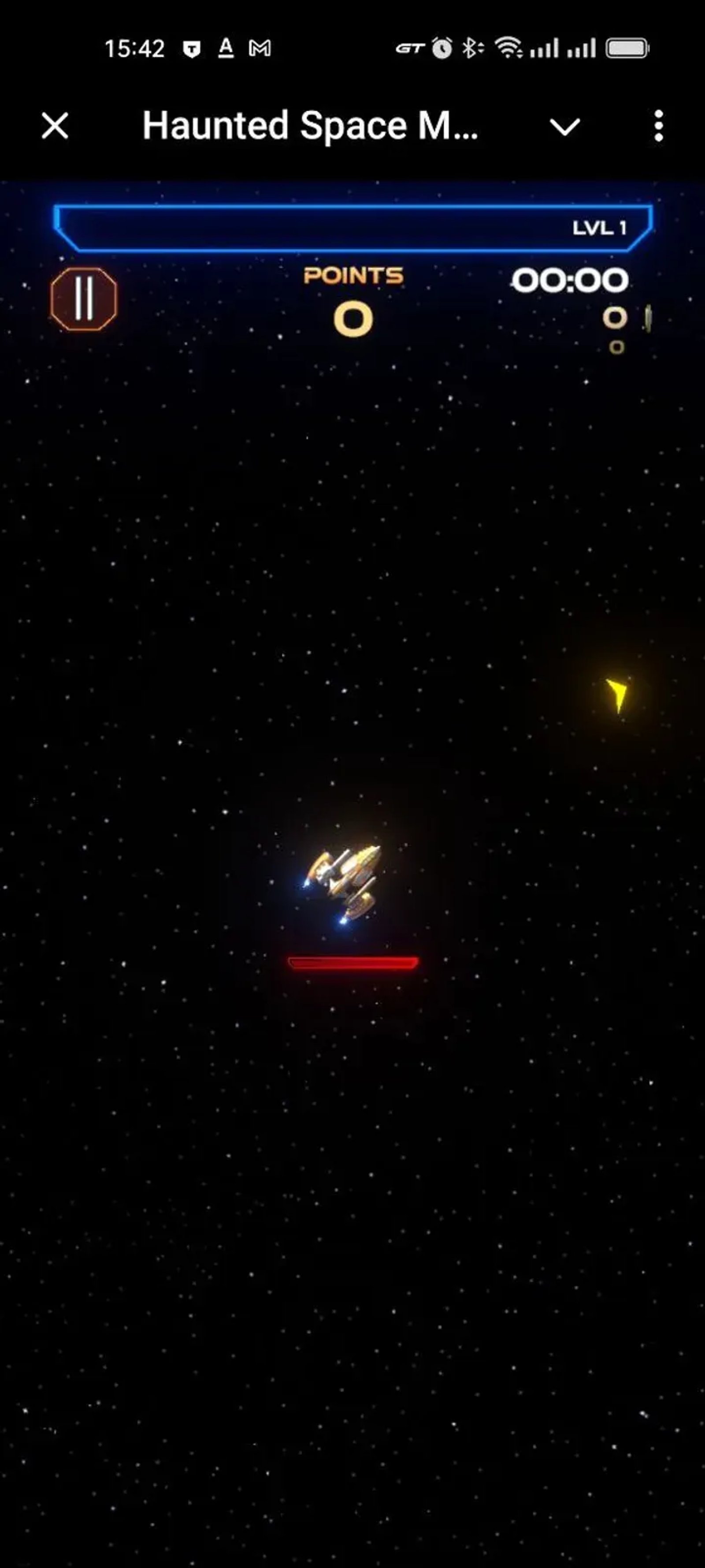 Haunted Space Minigame в Телеграм — скриншот 5