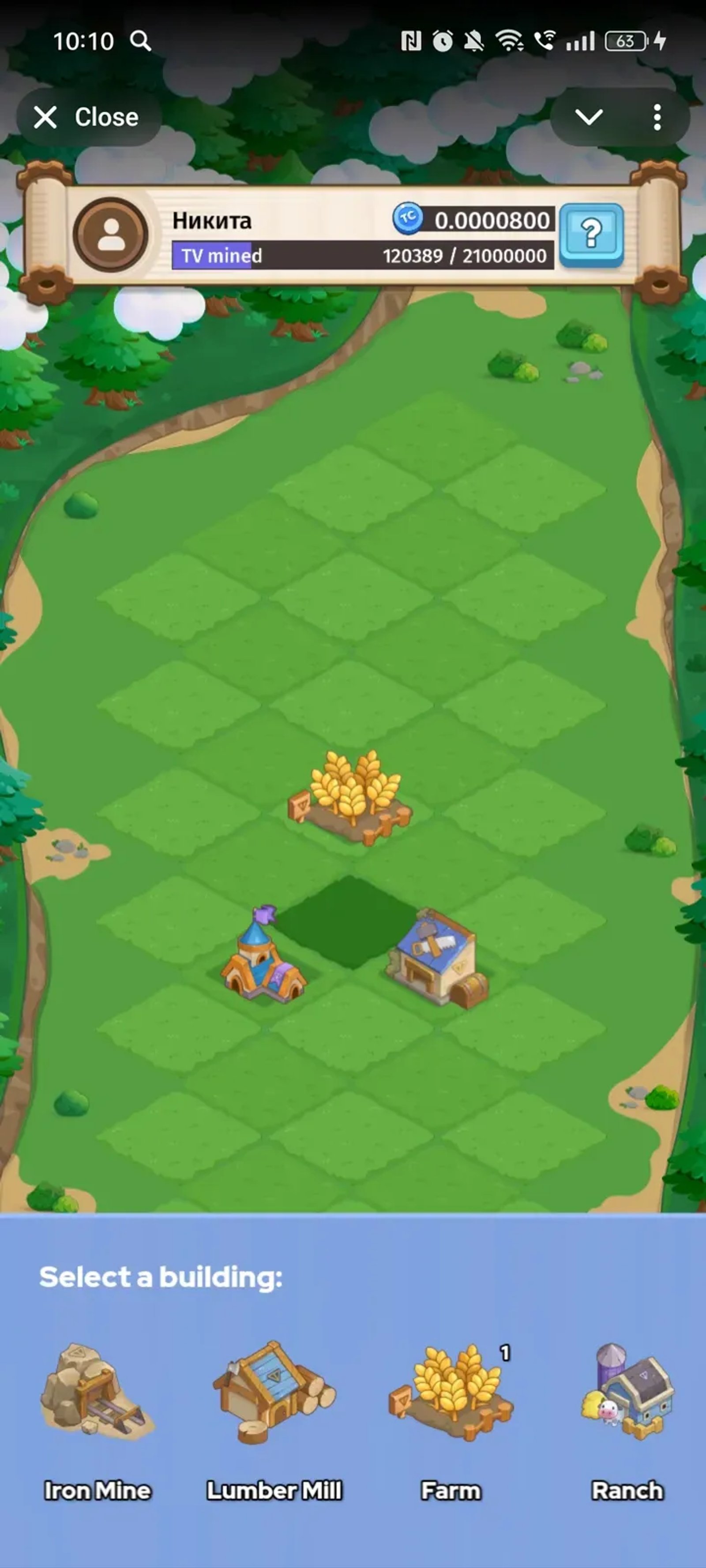 Token Valley Game в Телеграм — скриншот 2