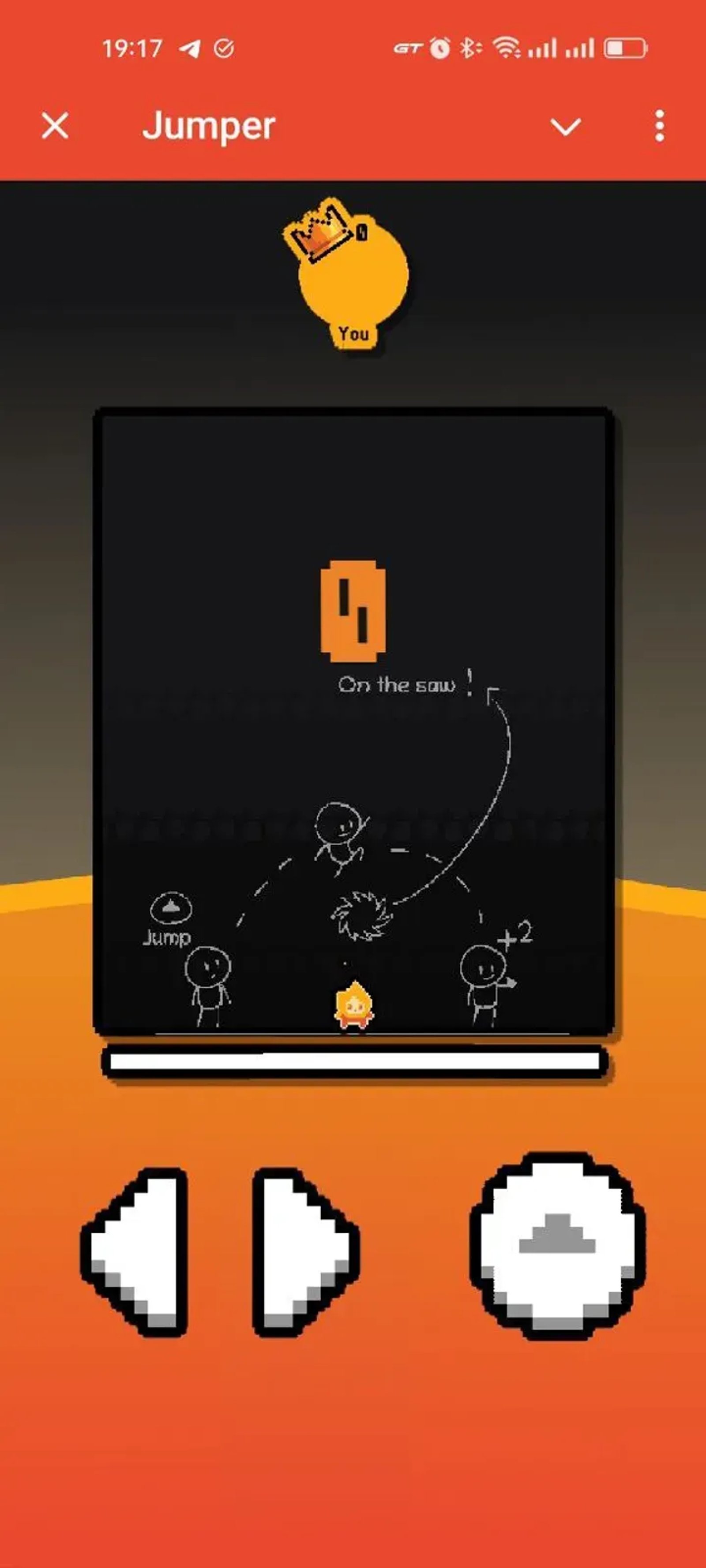 Jumper в Телеграм — скриншот 1