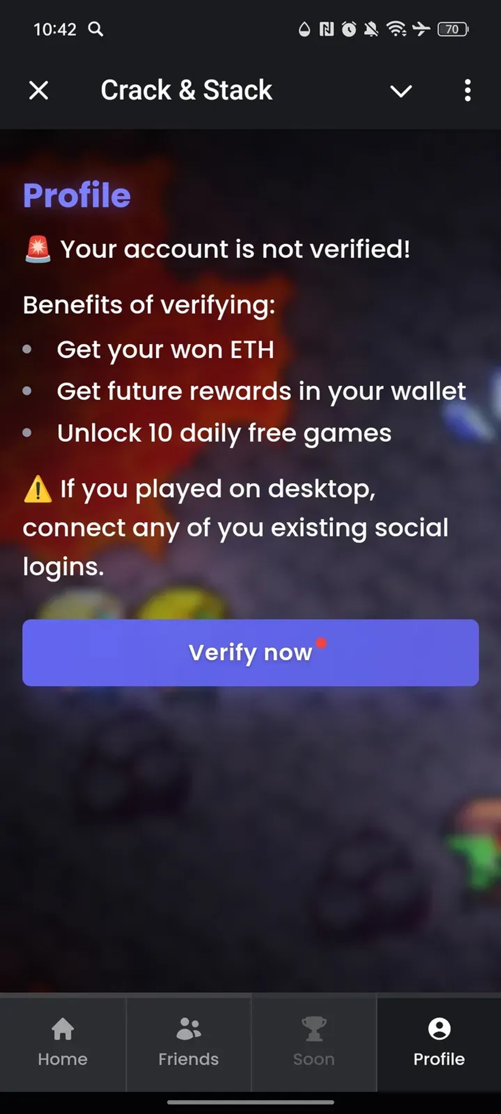 Crack & Stack Telegram Screenshot 3