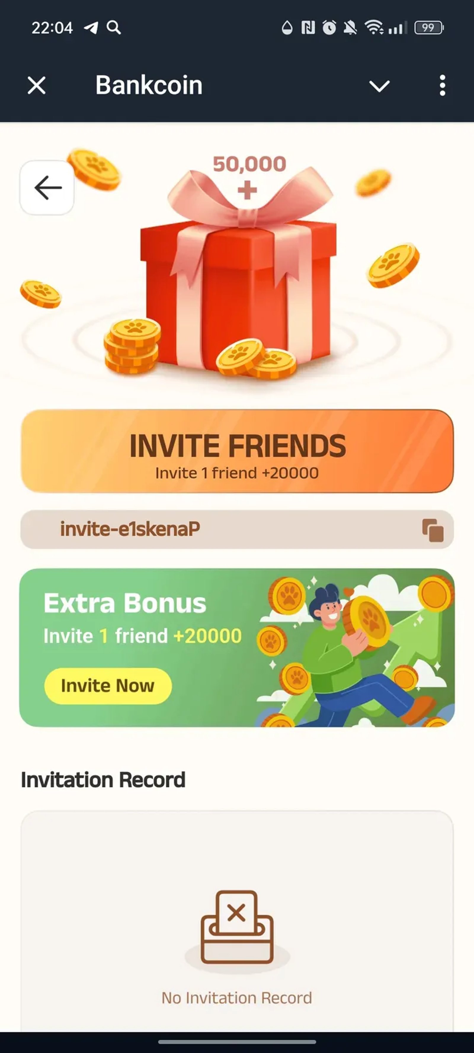 Bankcoin в Телеграм — скриншот 2