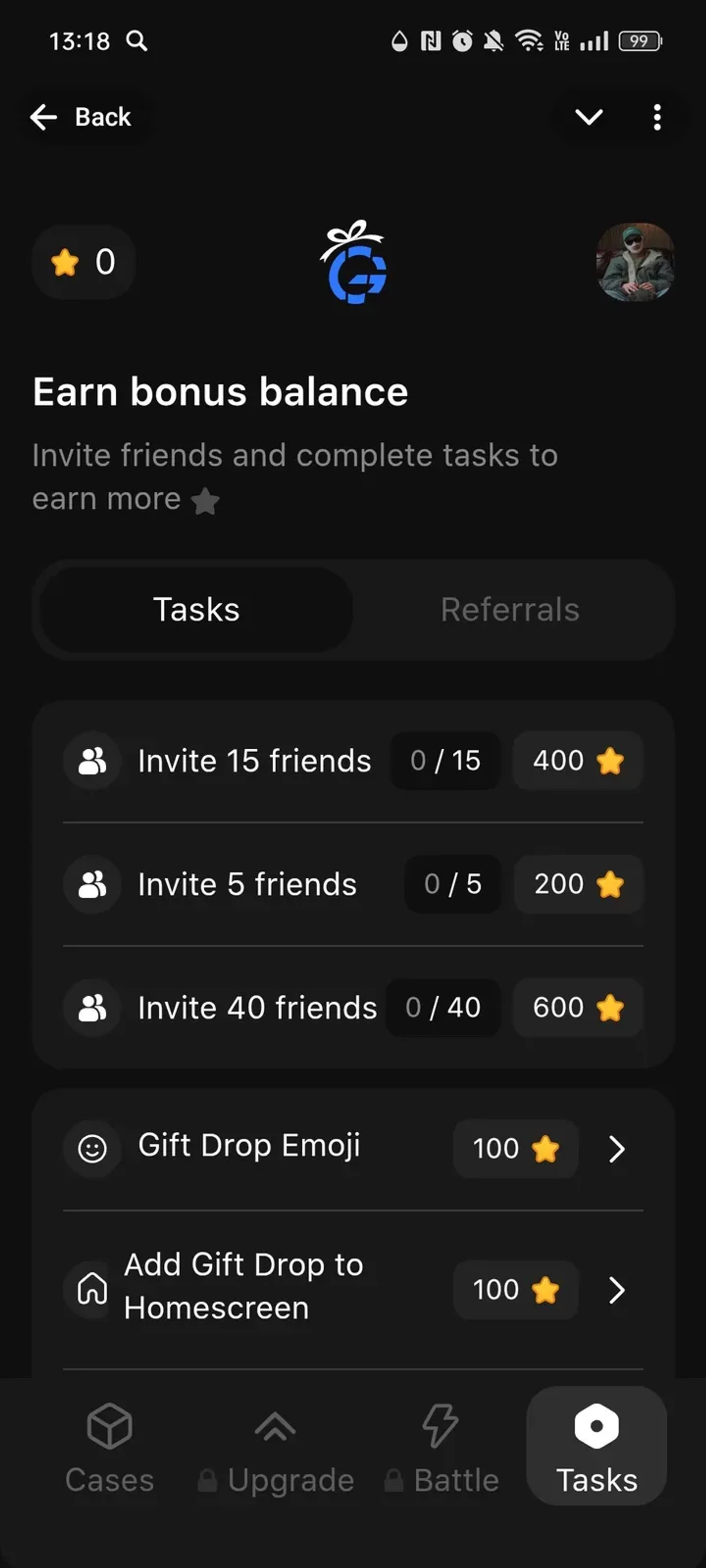 Gift Drop в Телеграм — скриншот 2