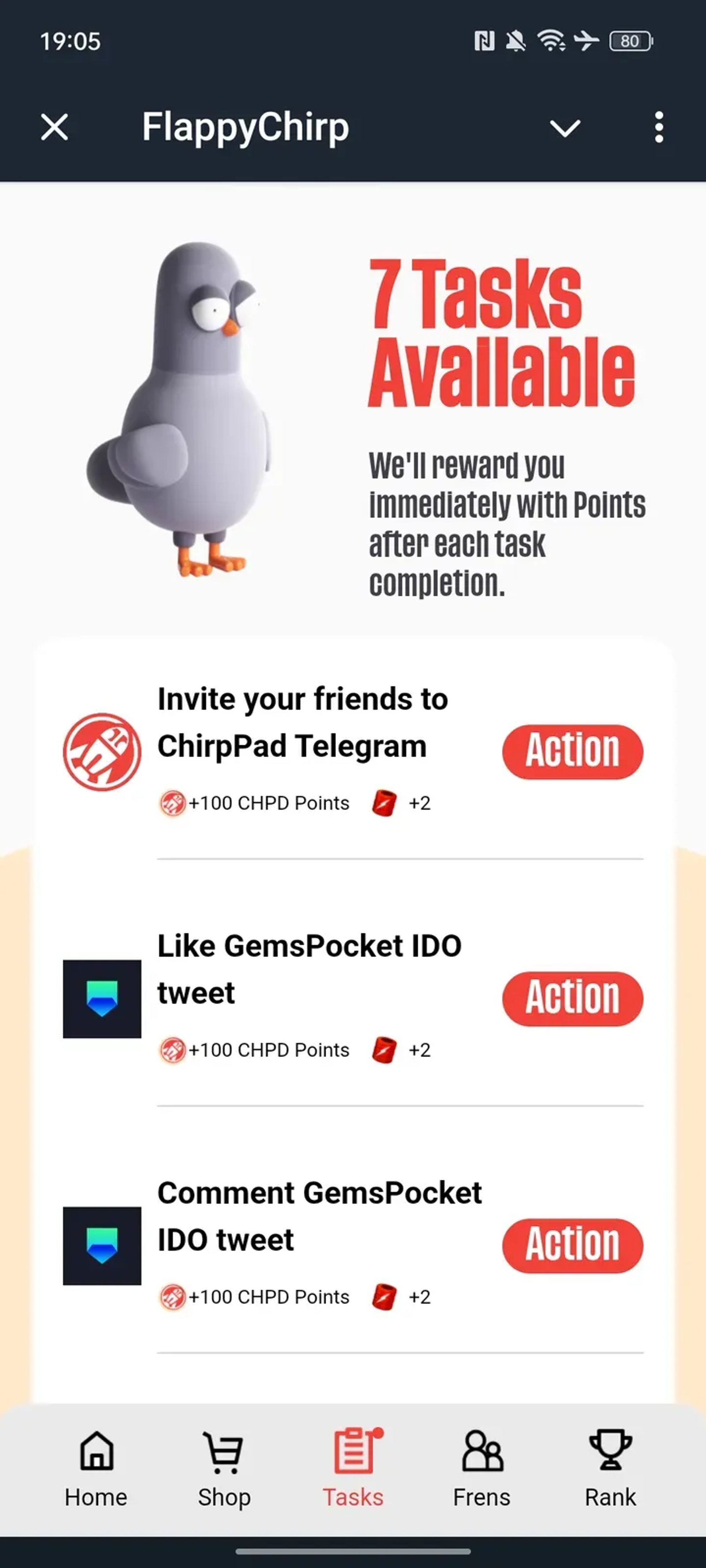 FlappyChirp Telegram Screenshot 3