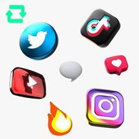 Instagram TikTok Youtube downloader Logo Telegram Instagram TikTok Youtube downloader Logo Telegram