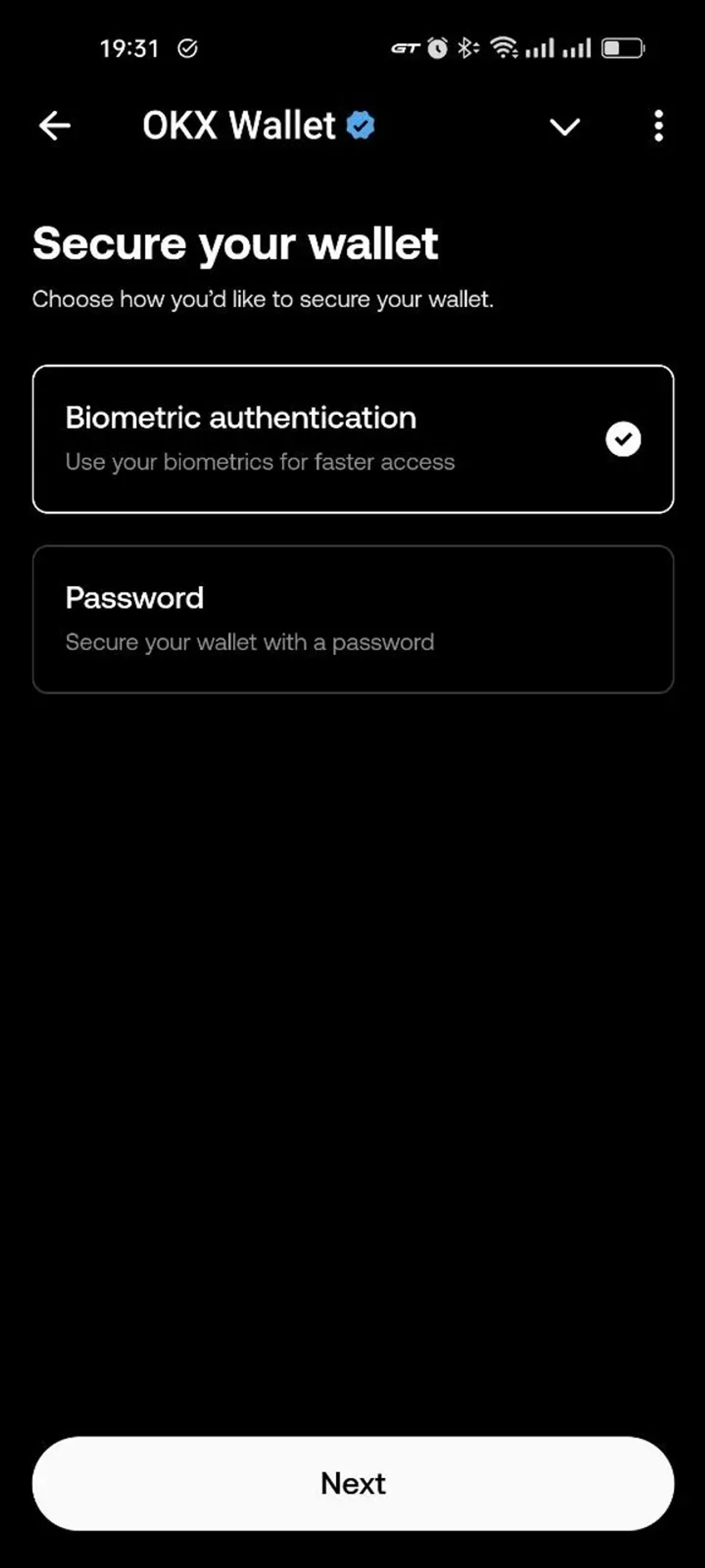 OKX Wallet в Телеграм — скриншот 5