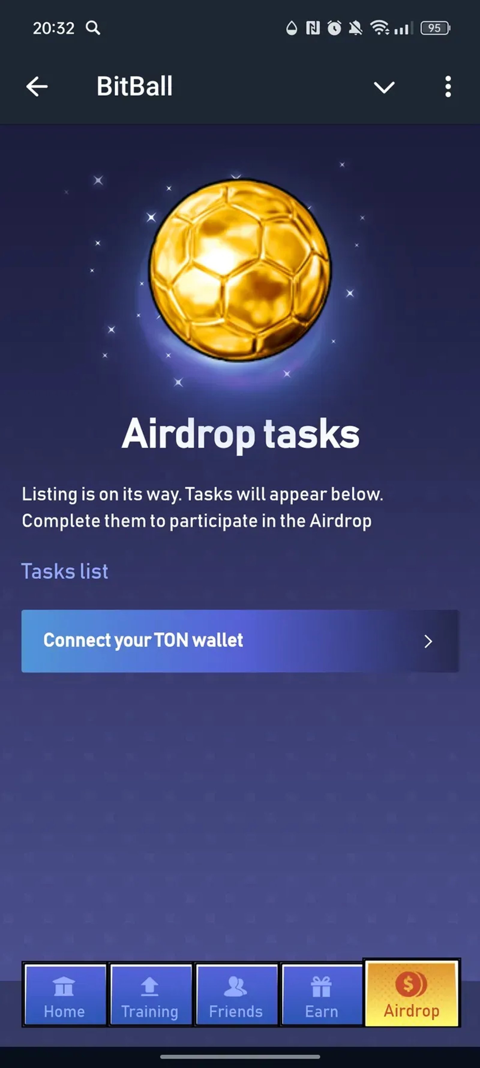 FootballTap - BitBall в Telegram — скриншот 5