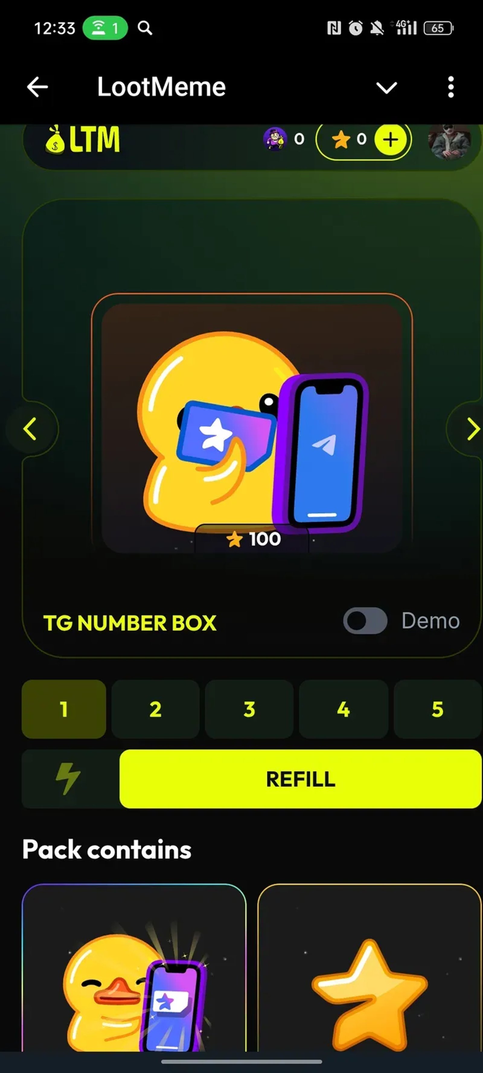 LootMeme Telegram Screenshot 3