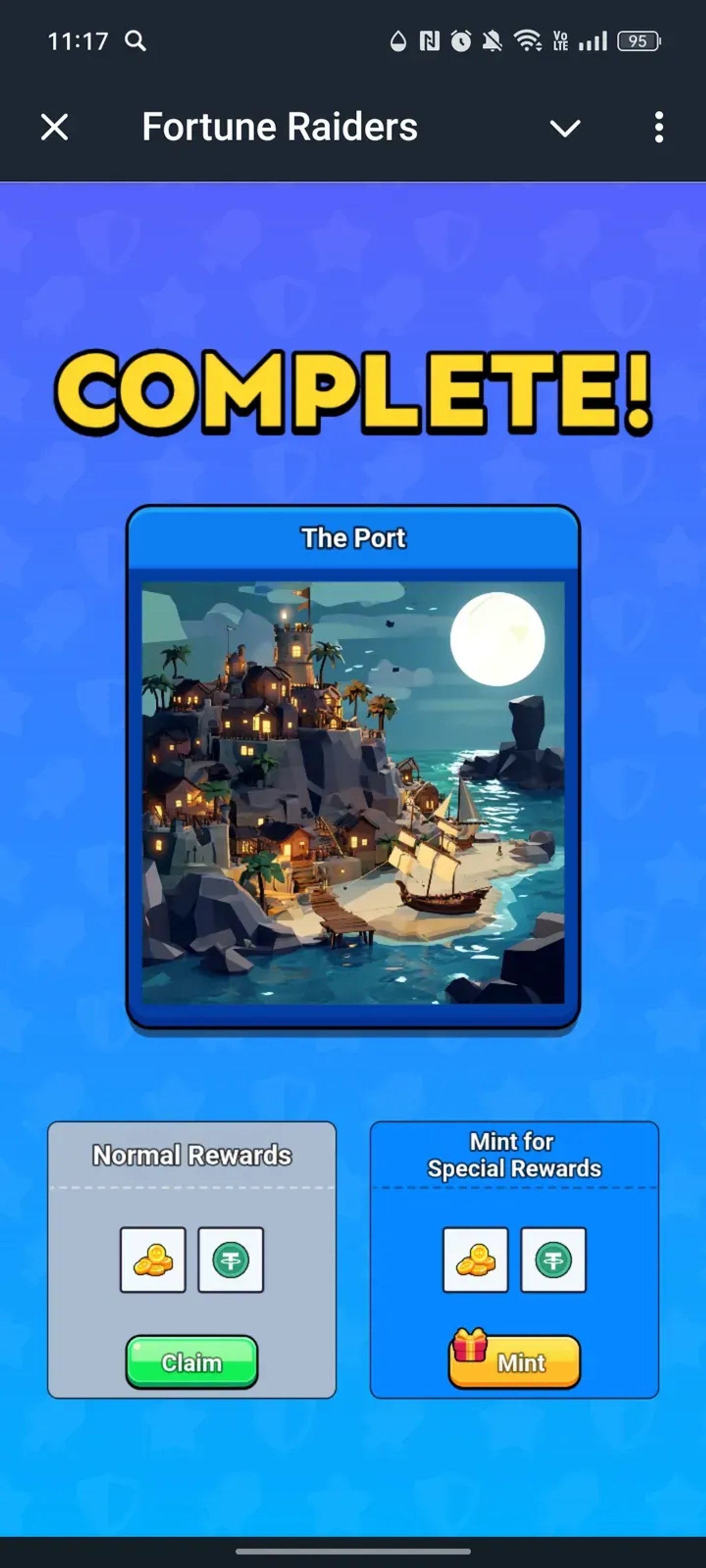 Fortune Raiders в Телеграм — скриншот 4