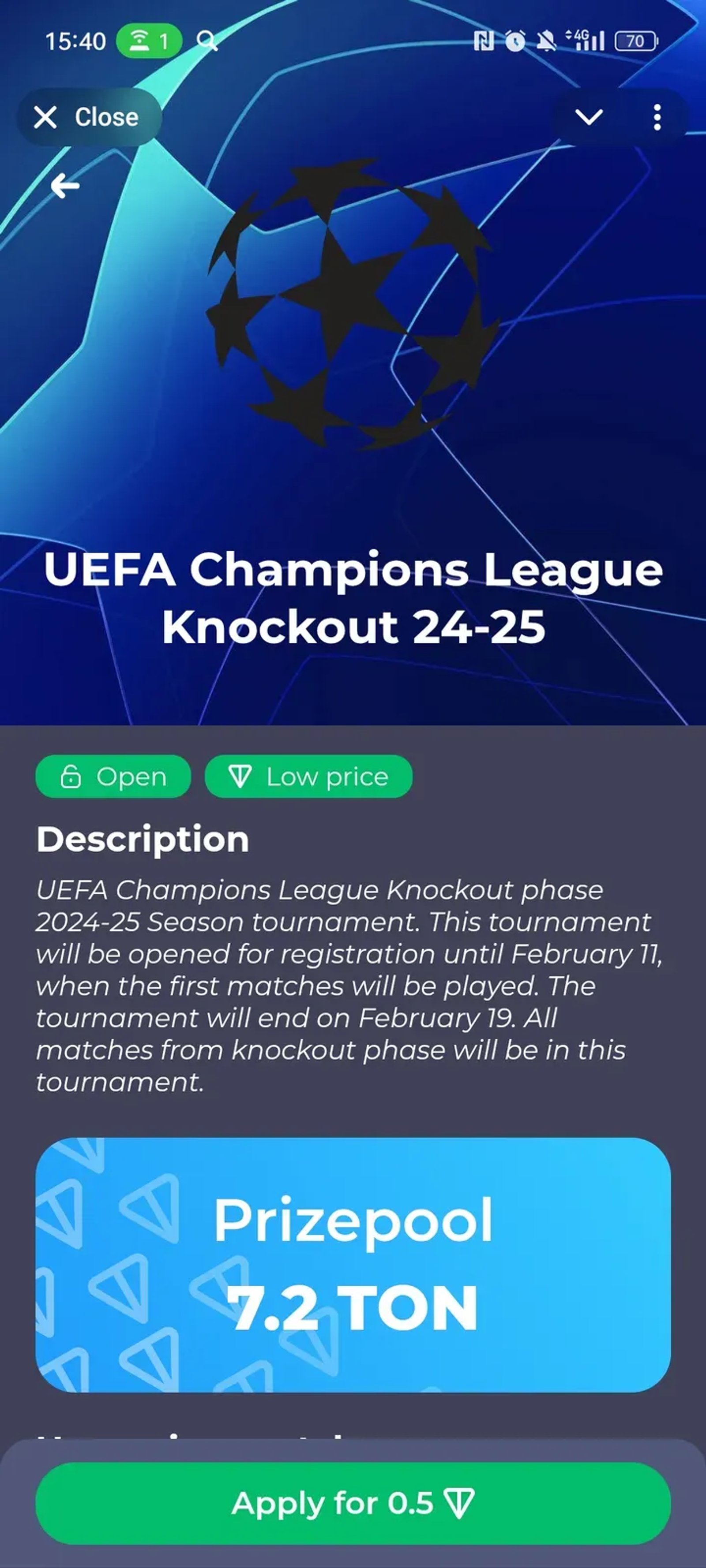 Scores в Телеграм — скриншот 4