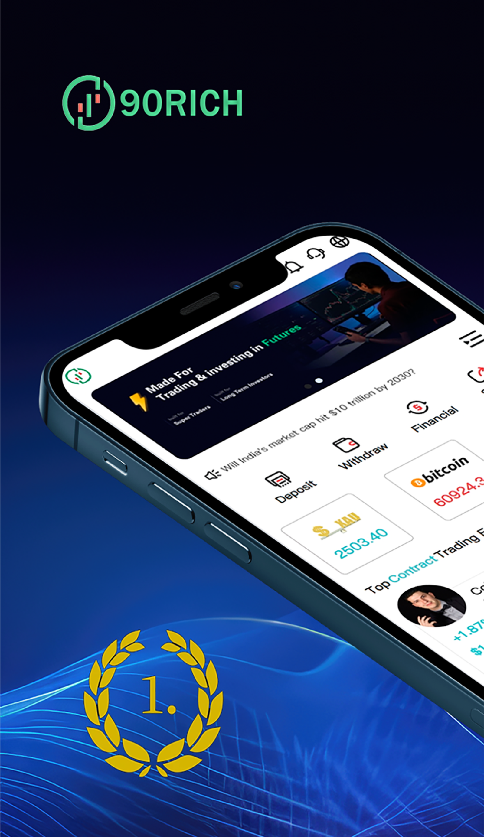 90Rich в Телеграм — скриншот 1