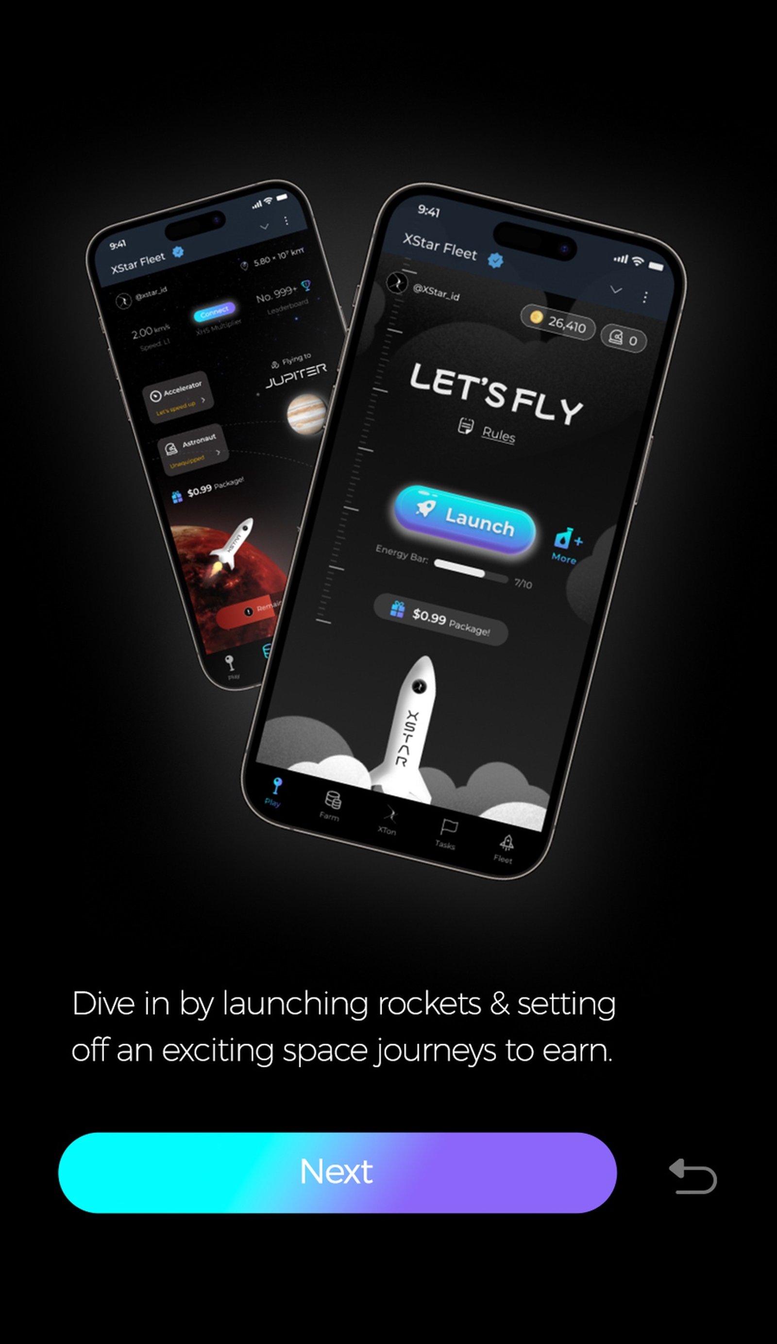 XSTAR Fleet в Телеграм — скриншот 1