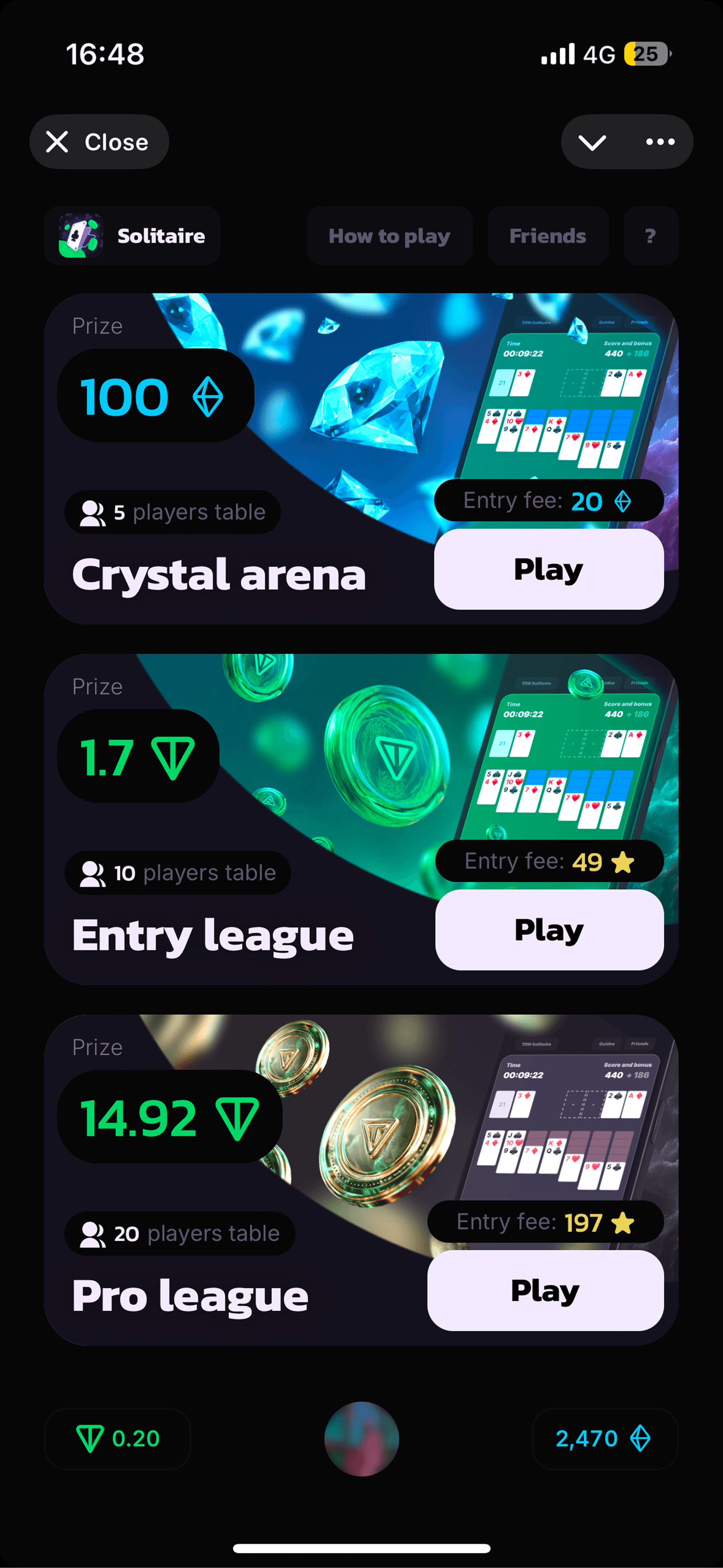 SolitaireTG Telegram Screenshot 1