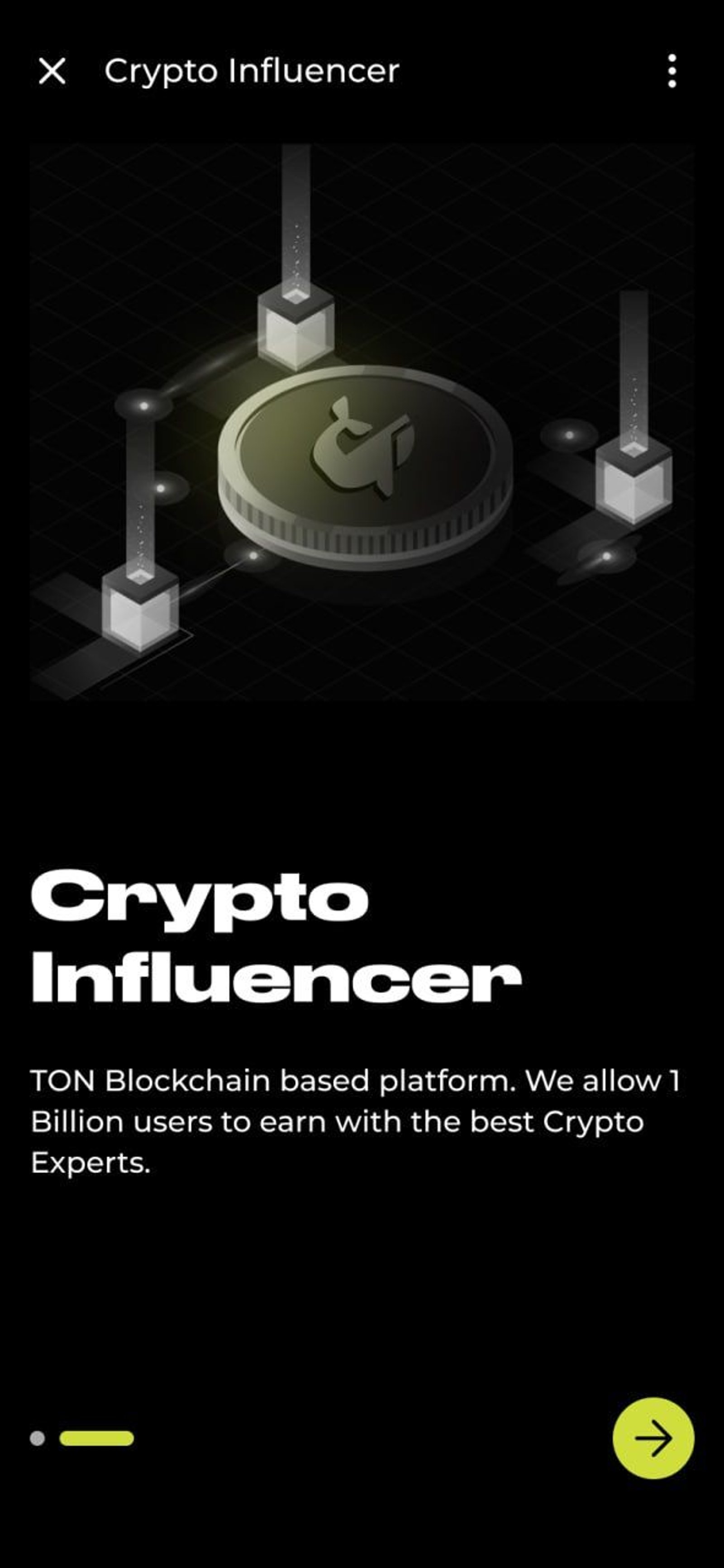 CryptoInfluencer в Telegram — скриншот 1