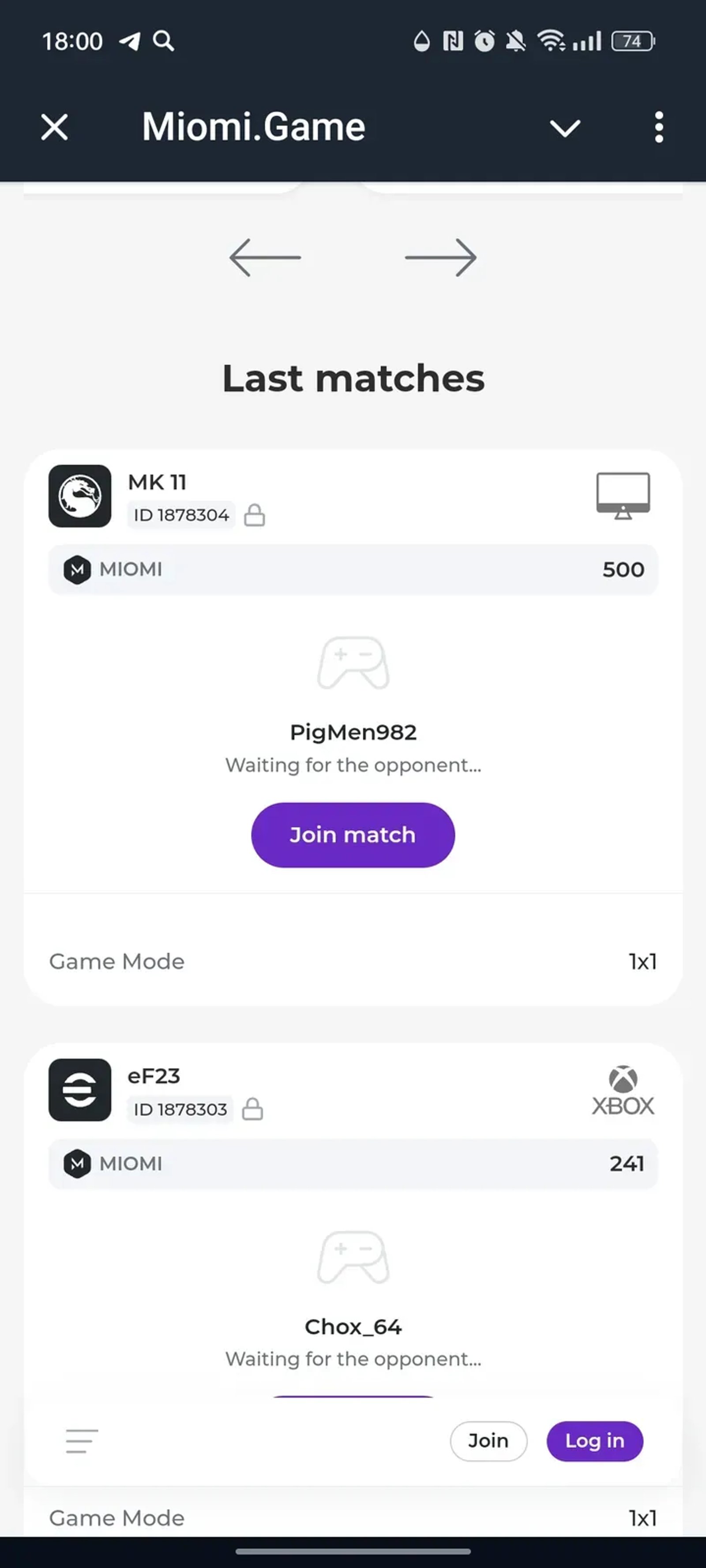 Miomi.Game в Телеграм — скриншот 3