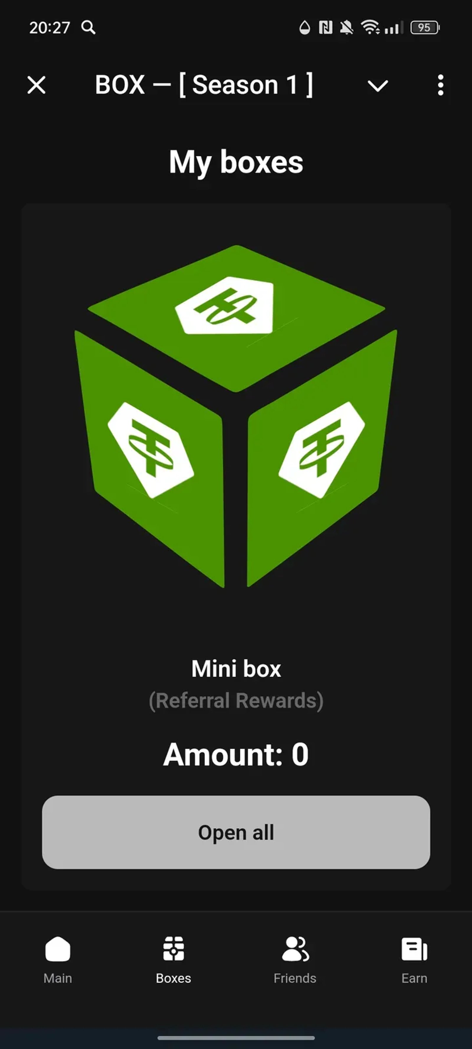 BOX — [ Season 1 ] в Телеграм — скриншот 2