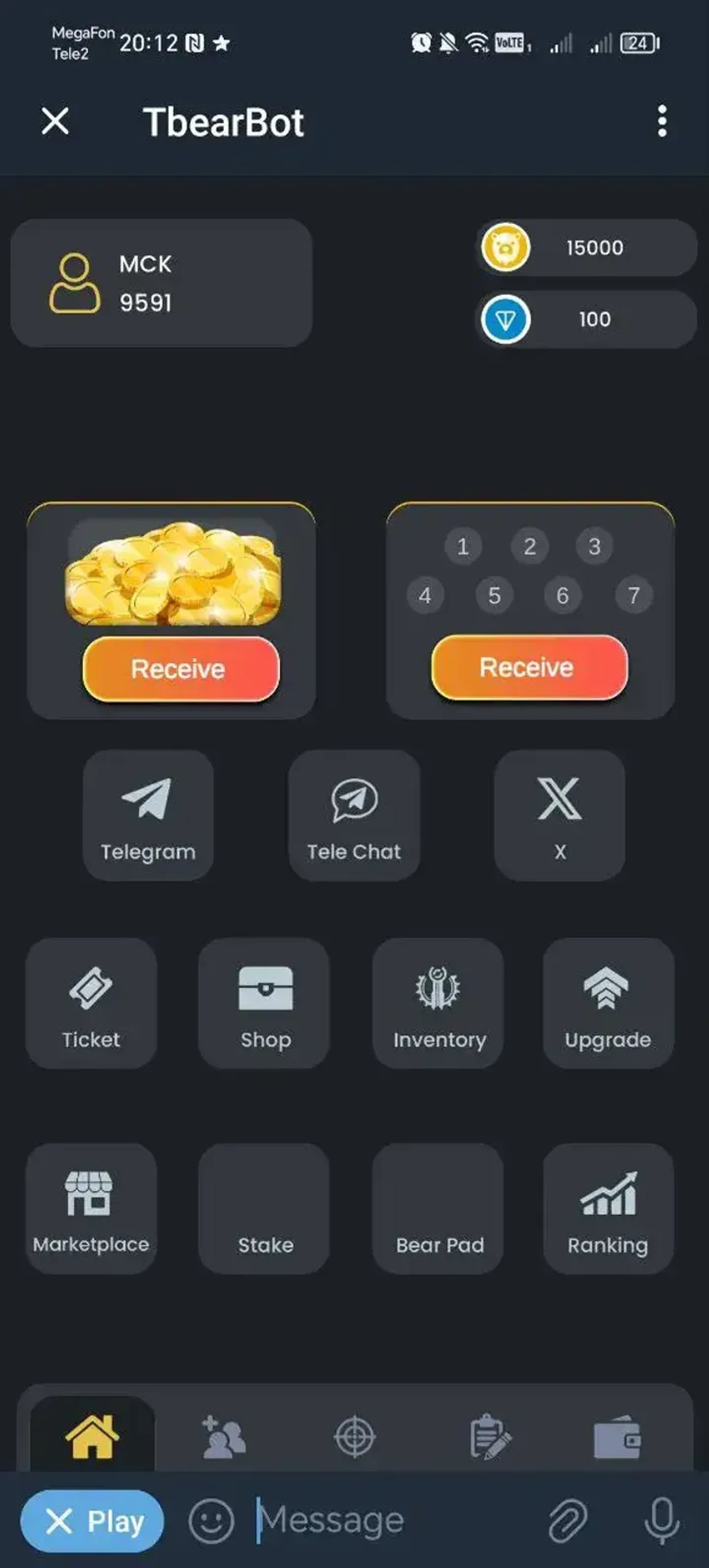 TbearBot Telegram Screenshot 5