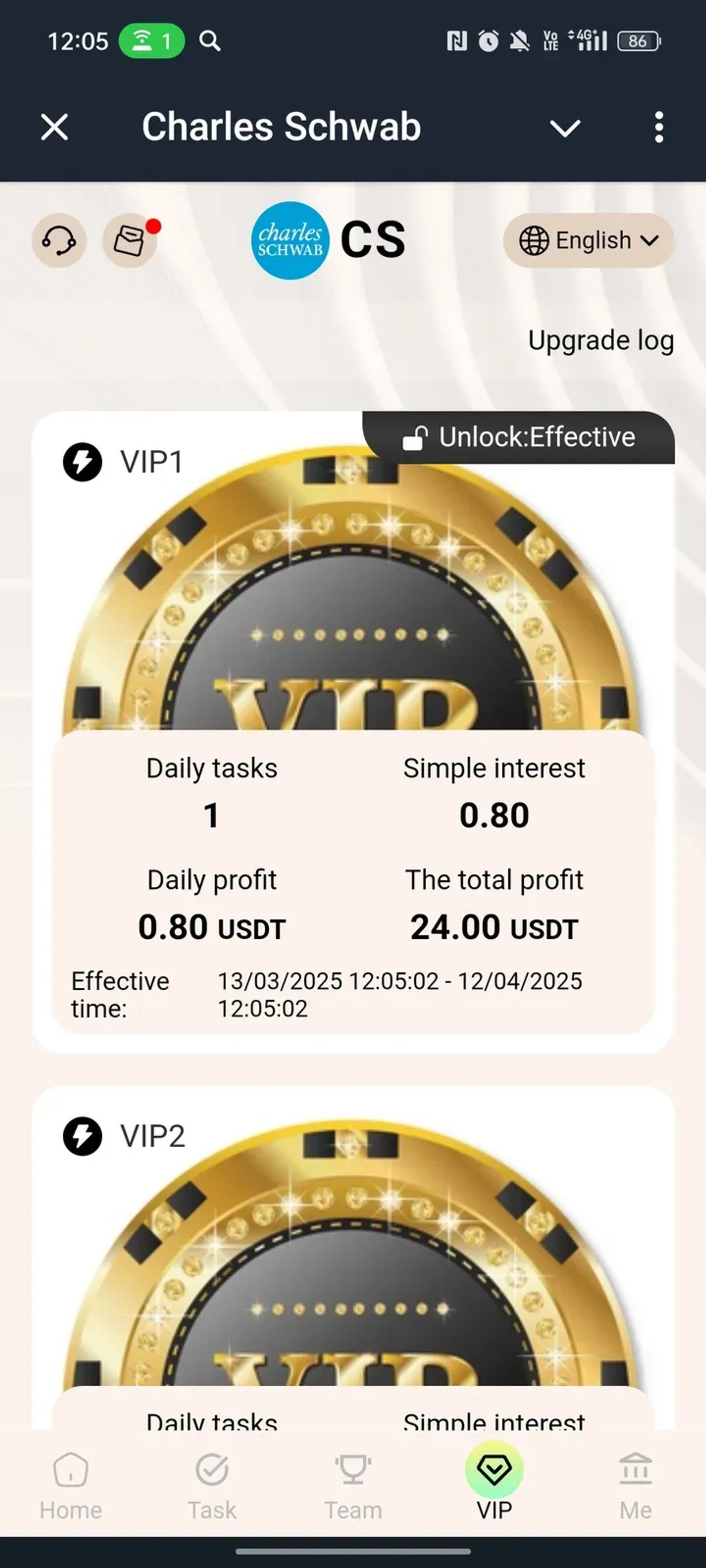 Charles Schwab в Телеграм — скриншот 4