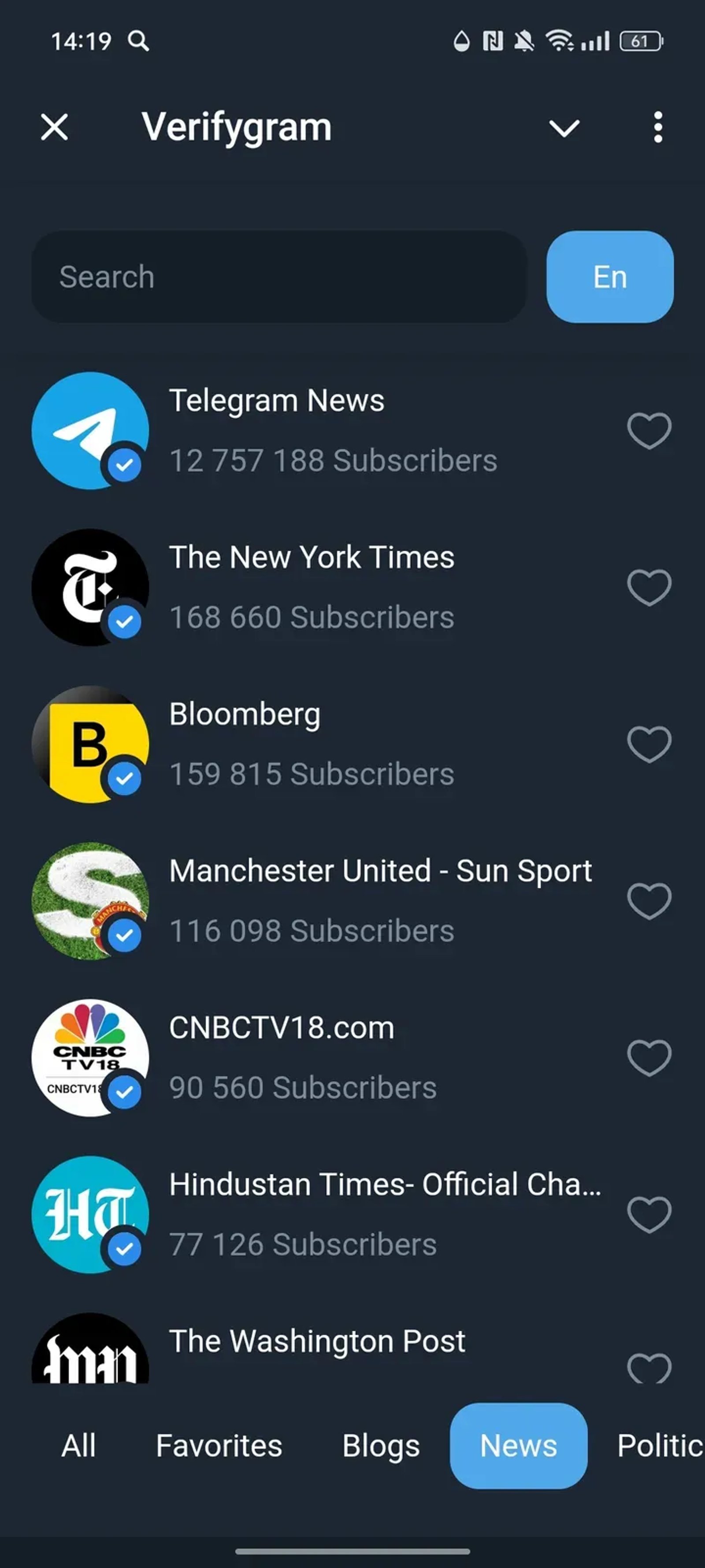 Verifygram в Телеграм — скриншот 4