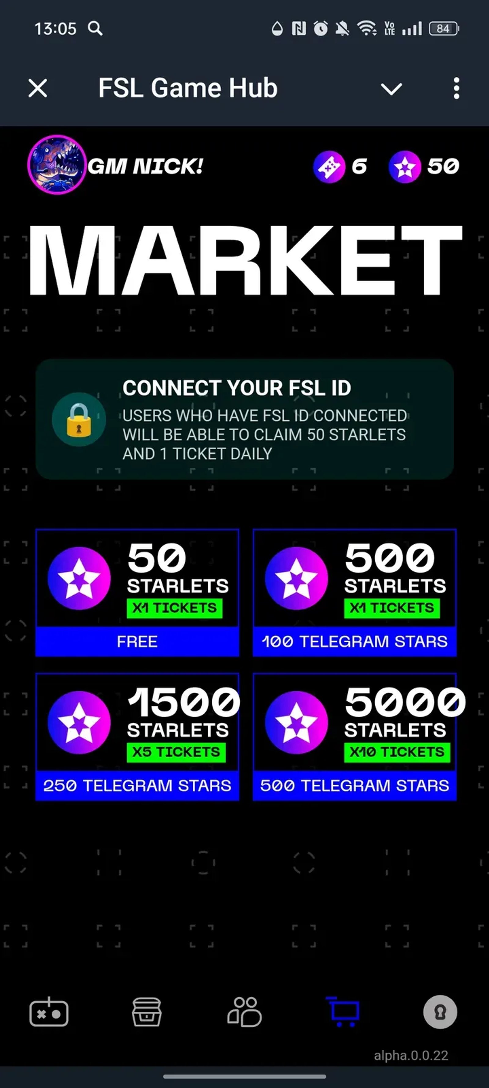 FSL Game Hub в Телеграм — скриншот 4