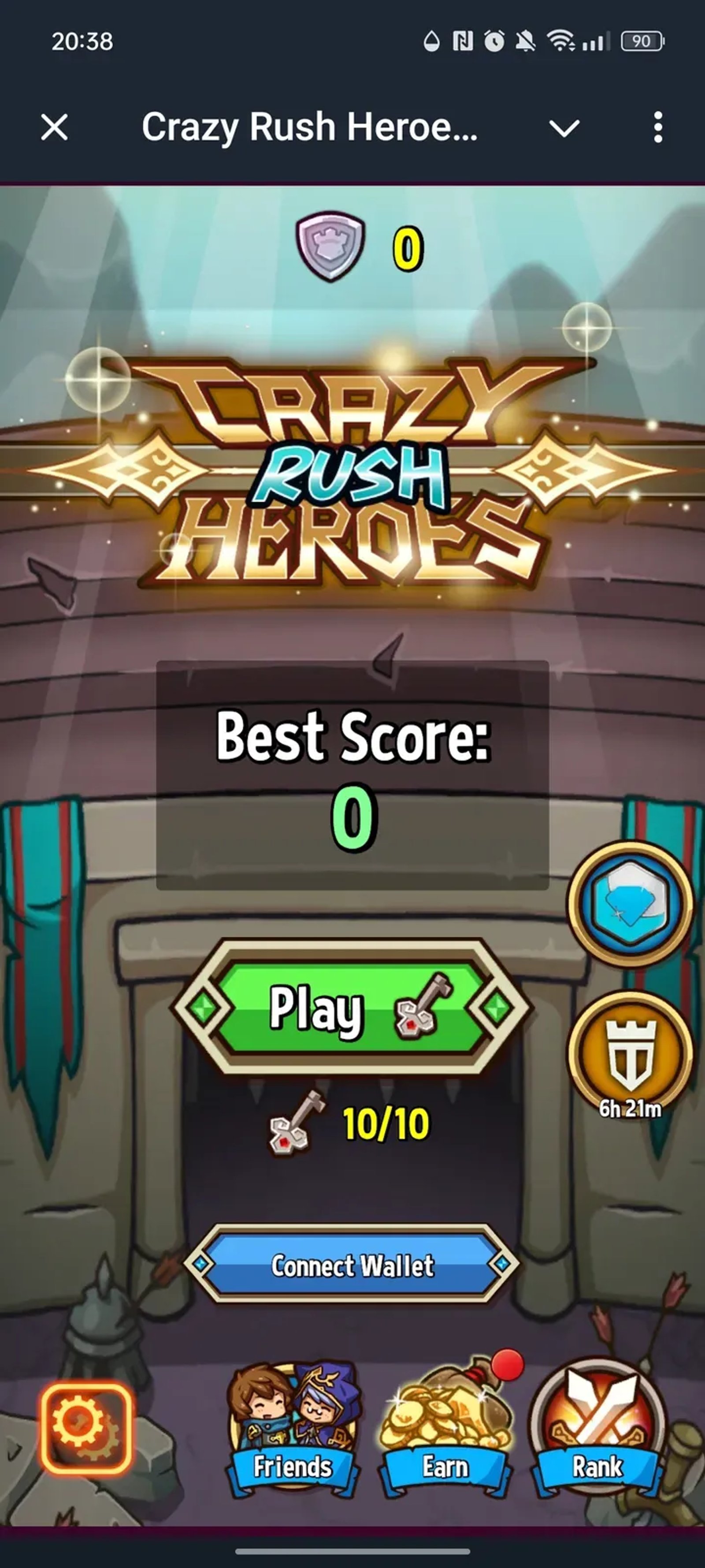 CrazyRushHeroesAlpha в Телеграм — скриншот 1