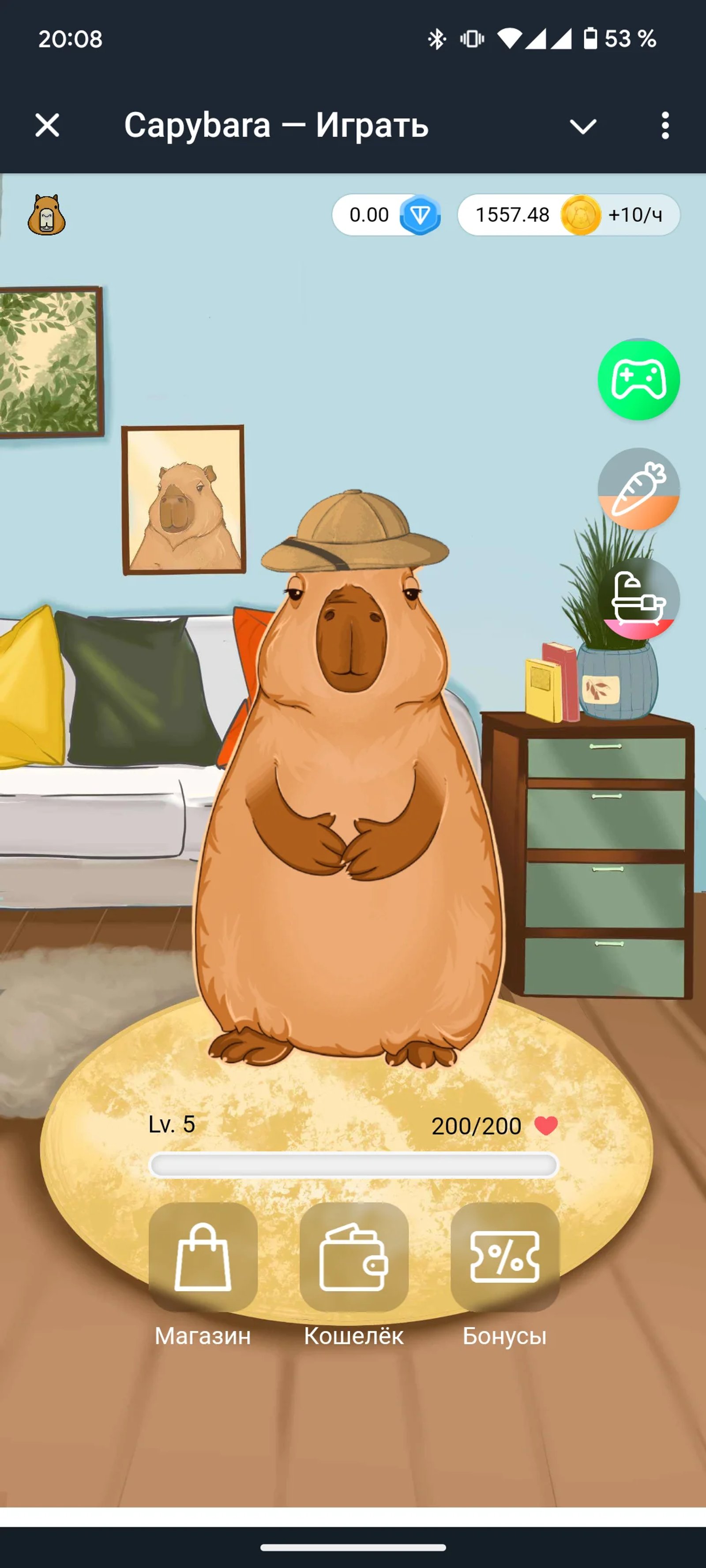 Capybara в Телеграм развод