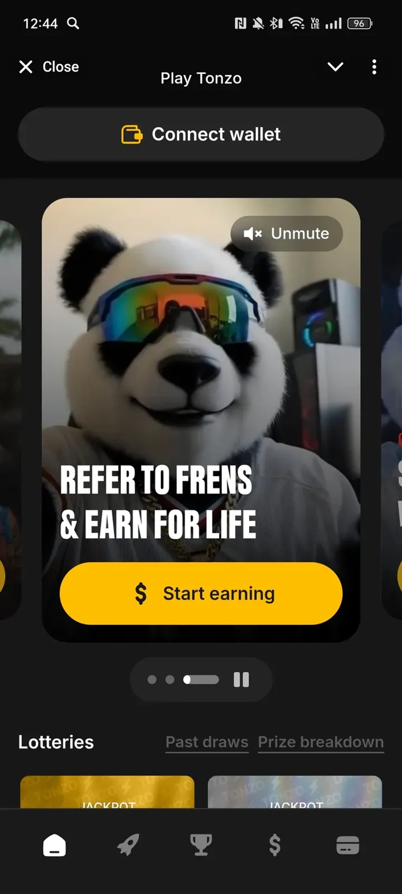 Tonzo в Телеграм — скриншот 1