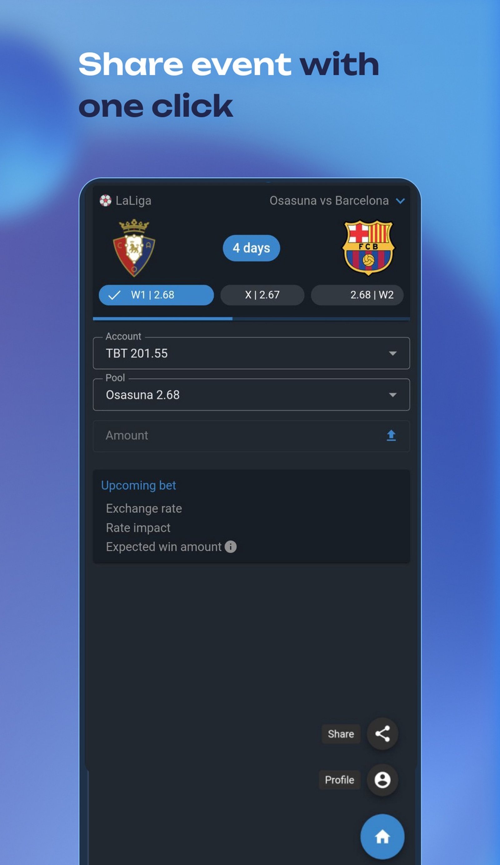 Tonbet App в Телеграм — скриншот 5