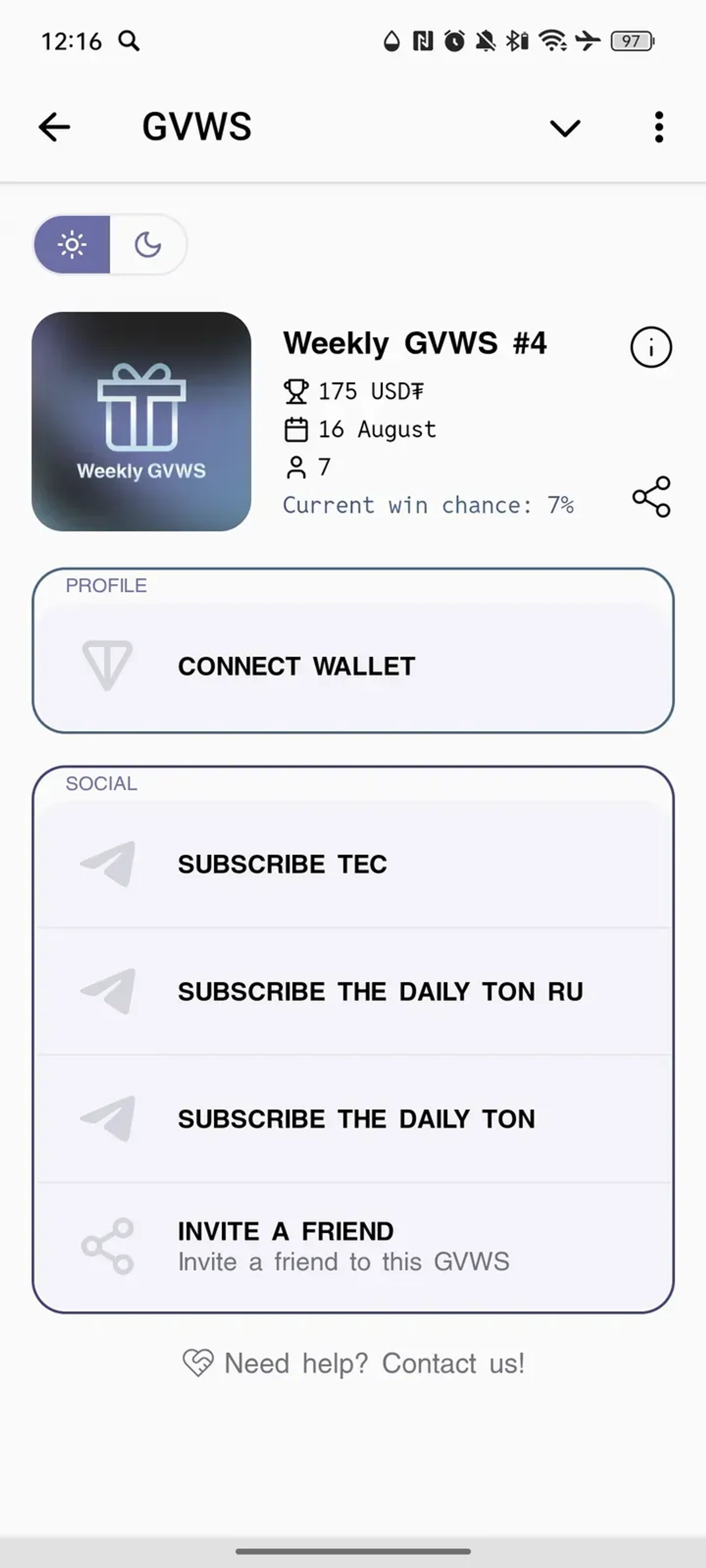GVWS Telegram Screenshot 2