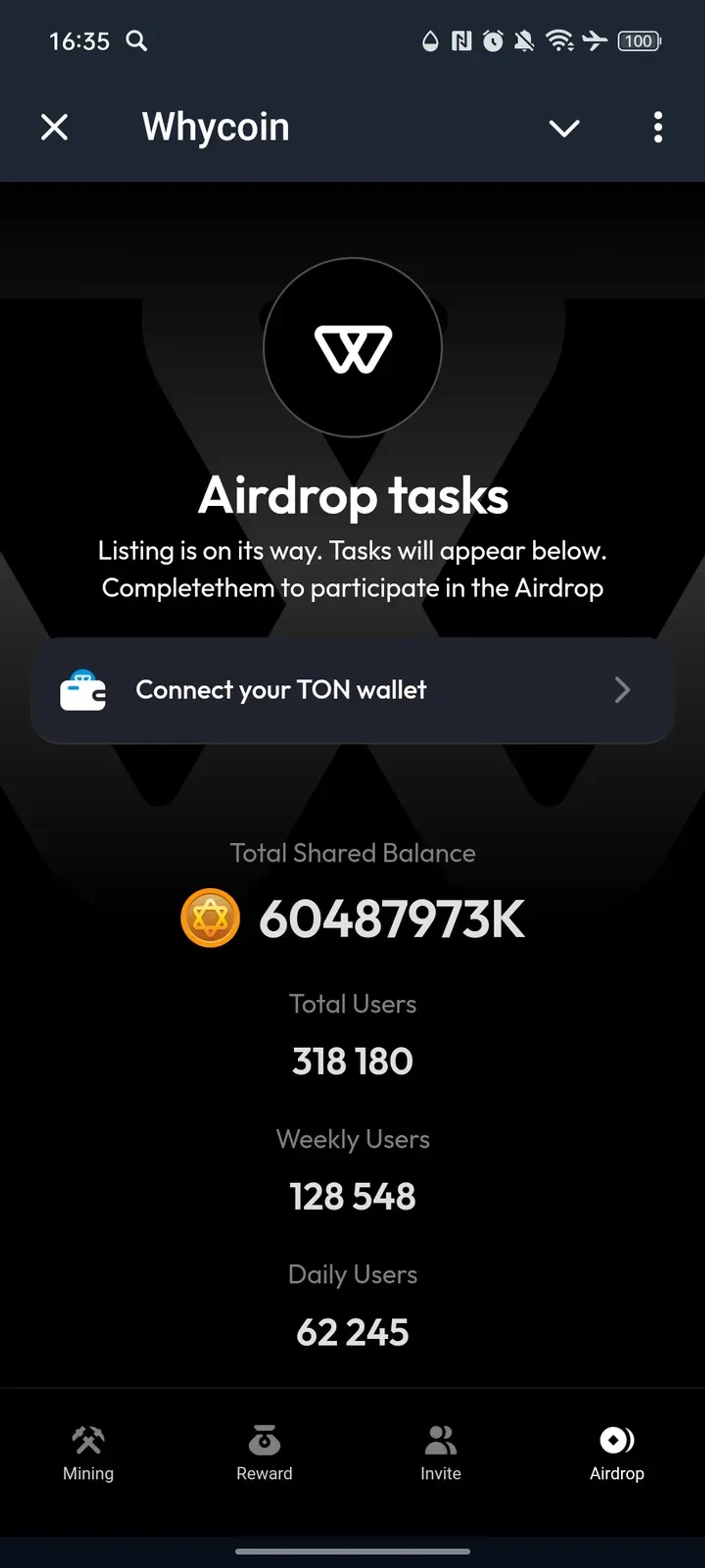 Whycoin в Телеграм — скриншот 4