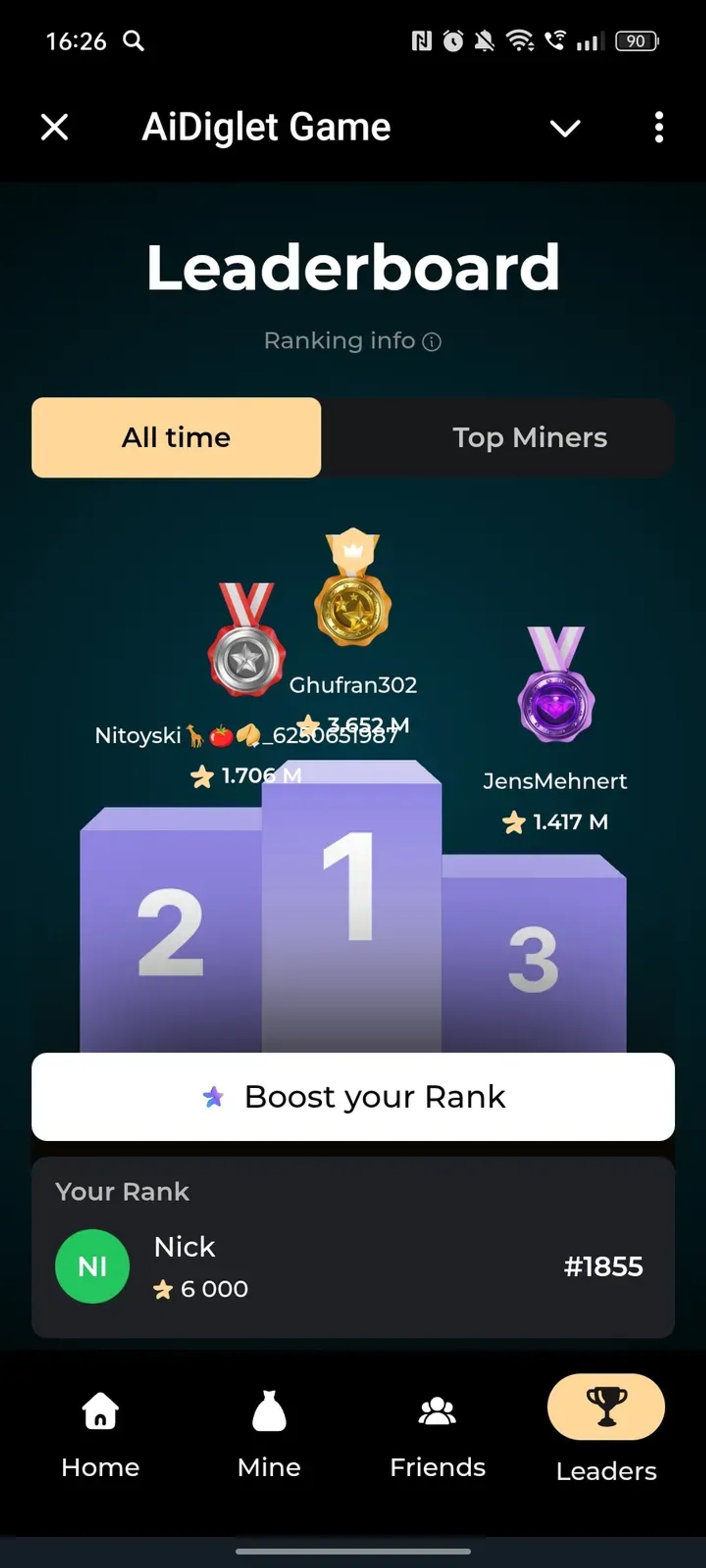 AiDiglet Game в Телеграм — скриншот 4