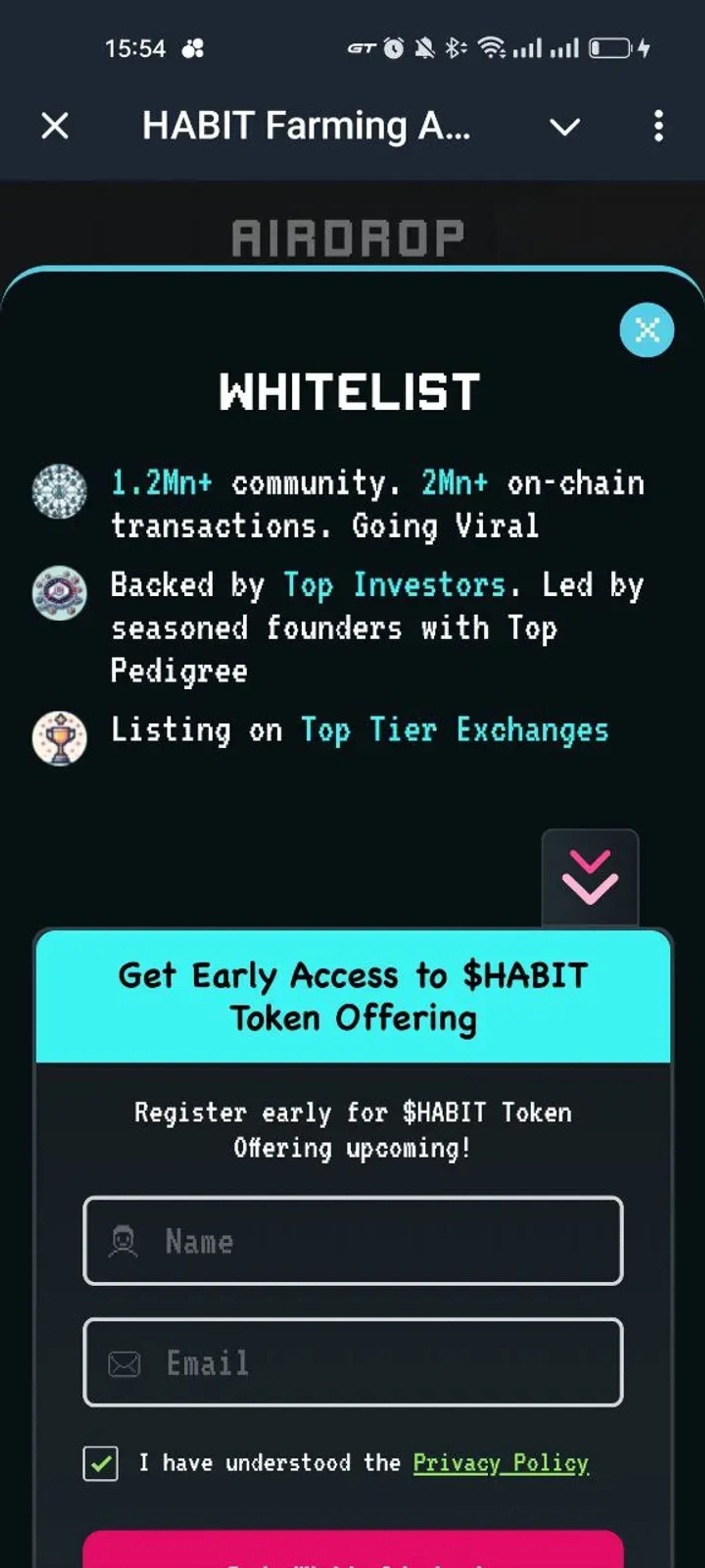 HABIT AI Agentic Trading App в Телеграм — скриншот 3