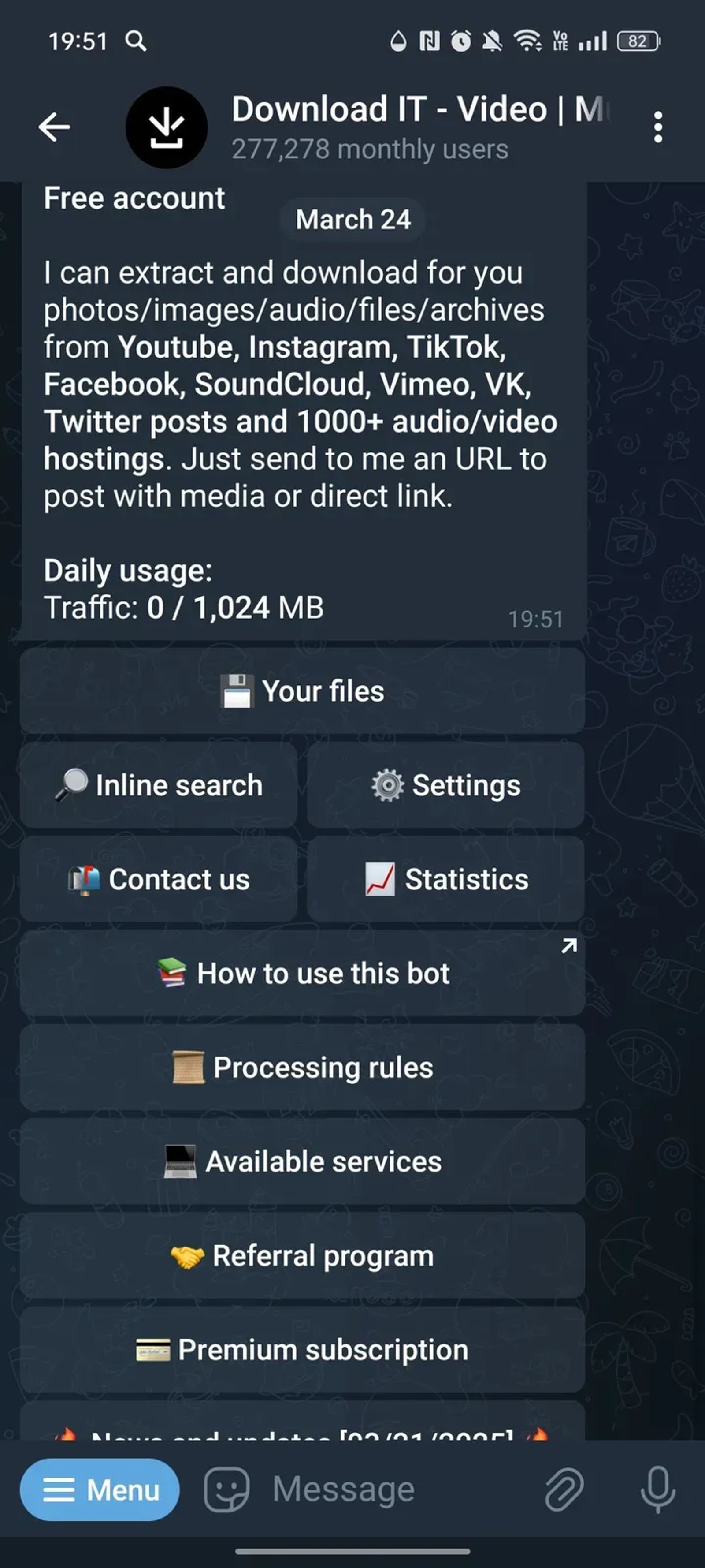 Download IT - Video | Music | Files Telegram Screenshot 2