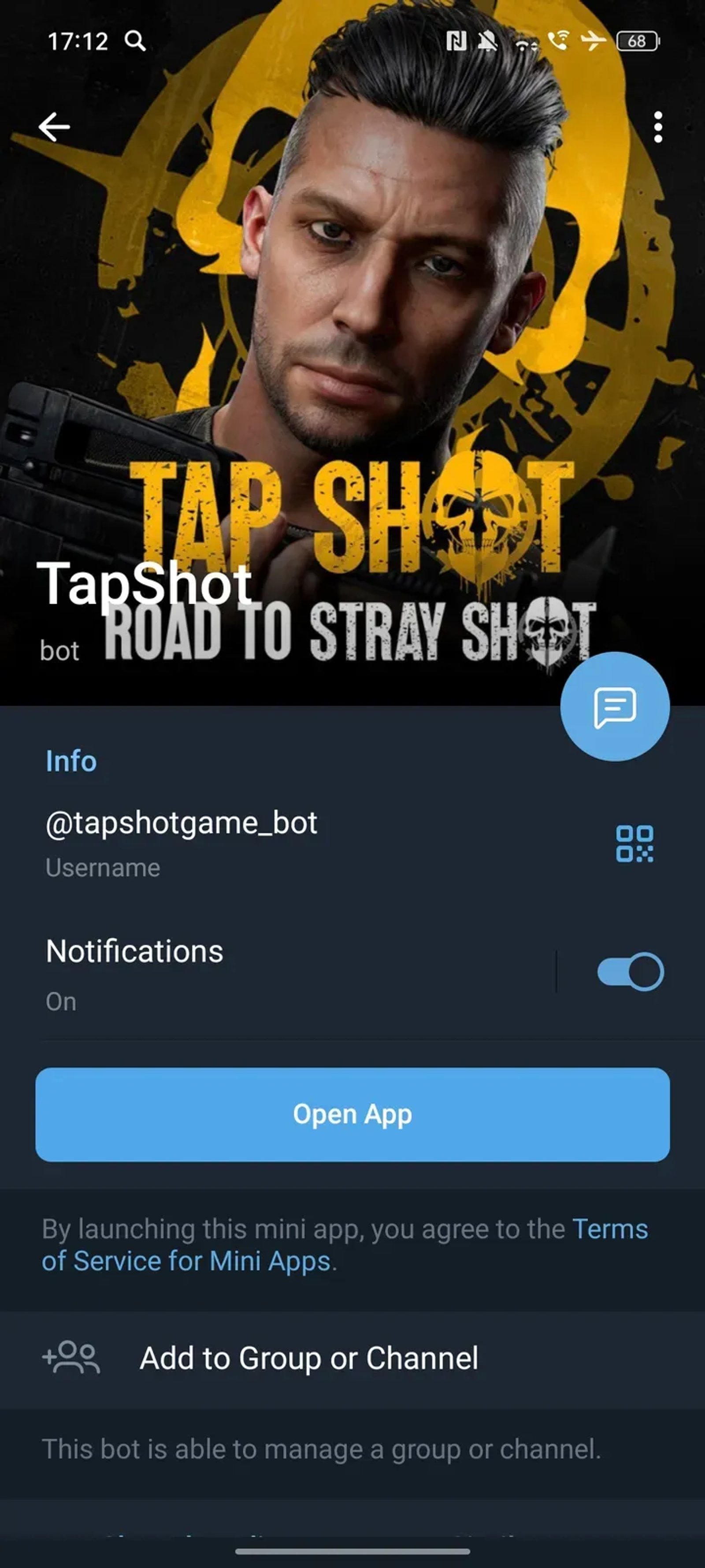 TapShot в Телеграм — скриншот 4