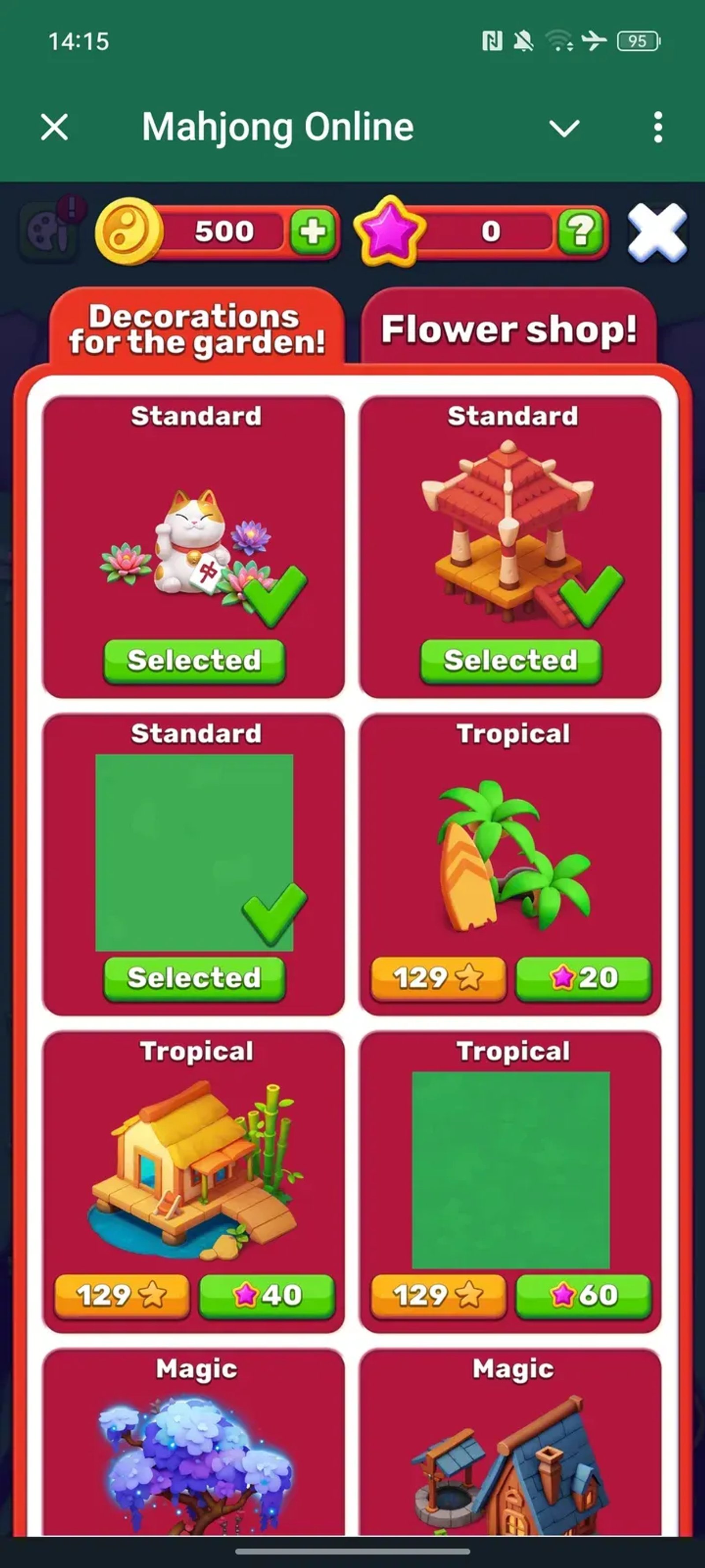 Mahjong Online в Телеграм — скриншот 4