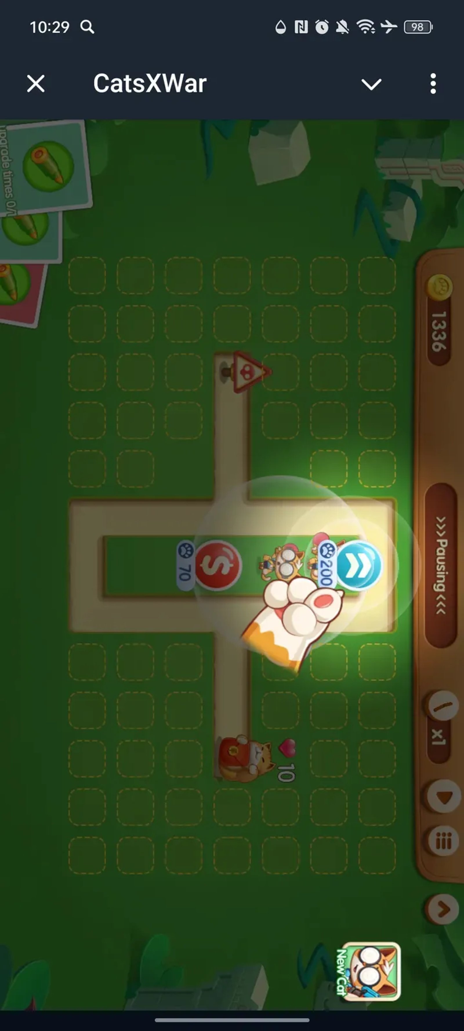 CatsXWar в Телеграм — скриншот 3