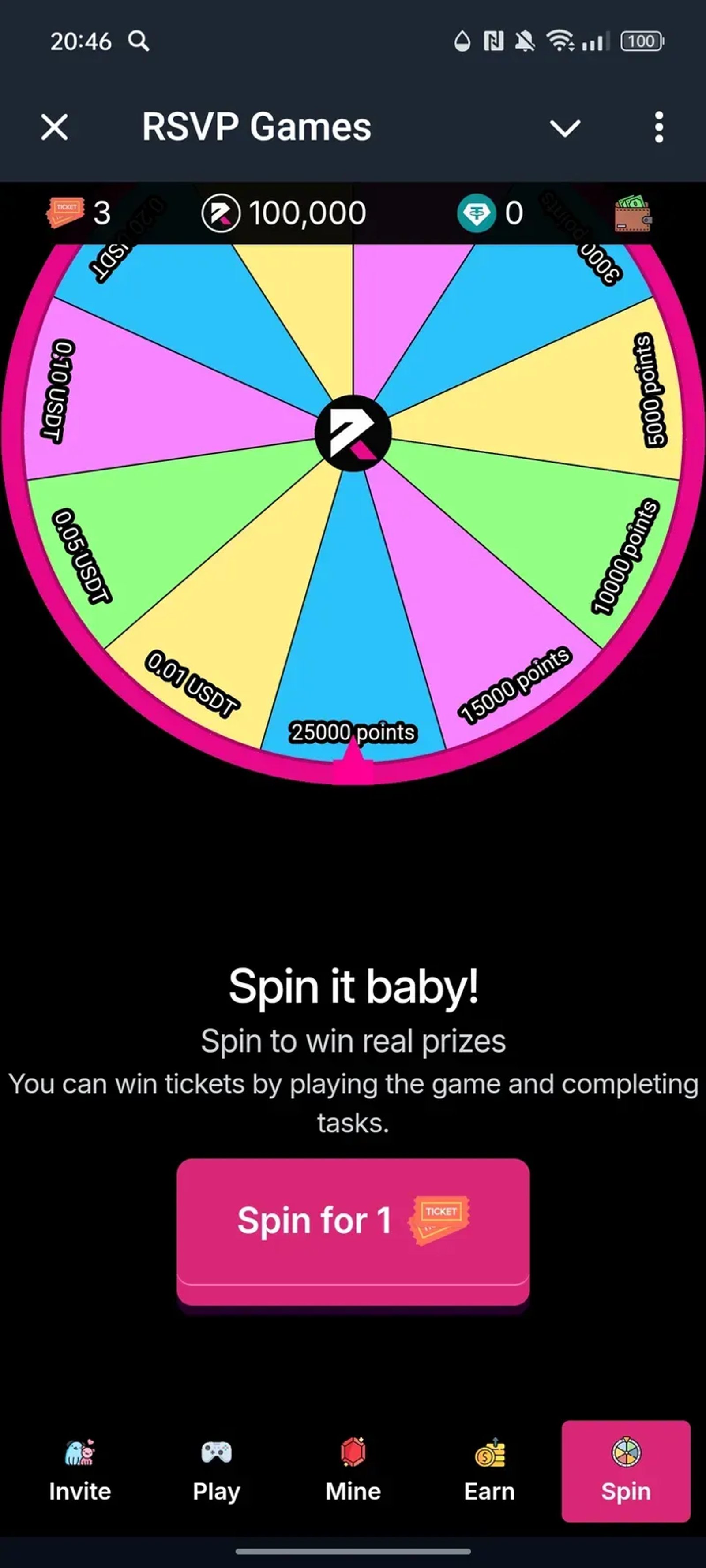 RSVP Games в Телеграм — скриншот 4