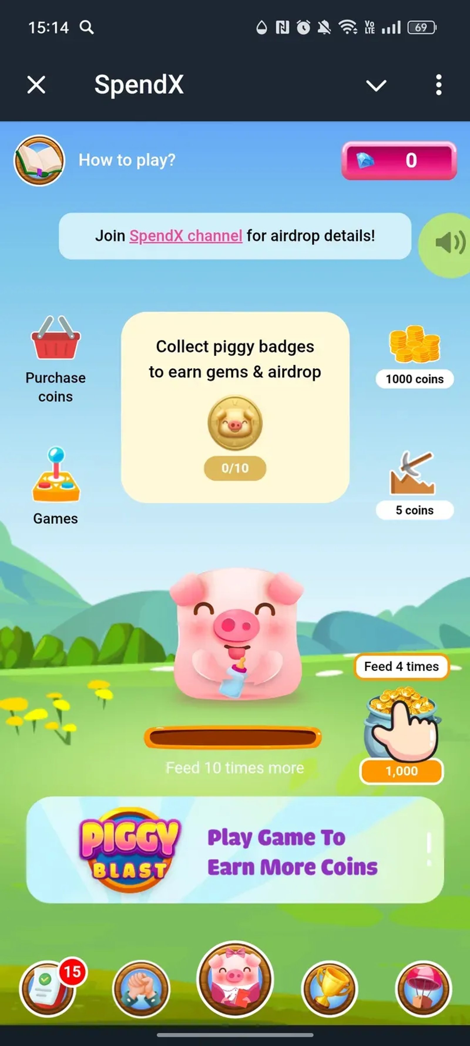 SpendX в Телеграм — скриншот 1