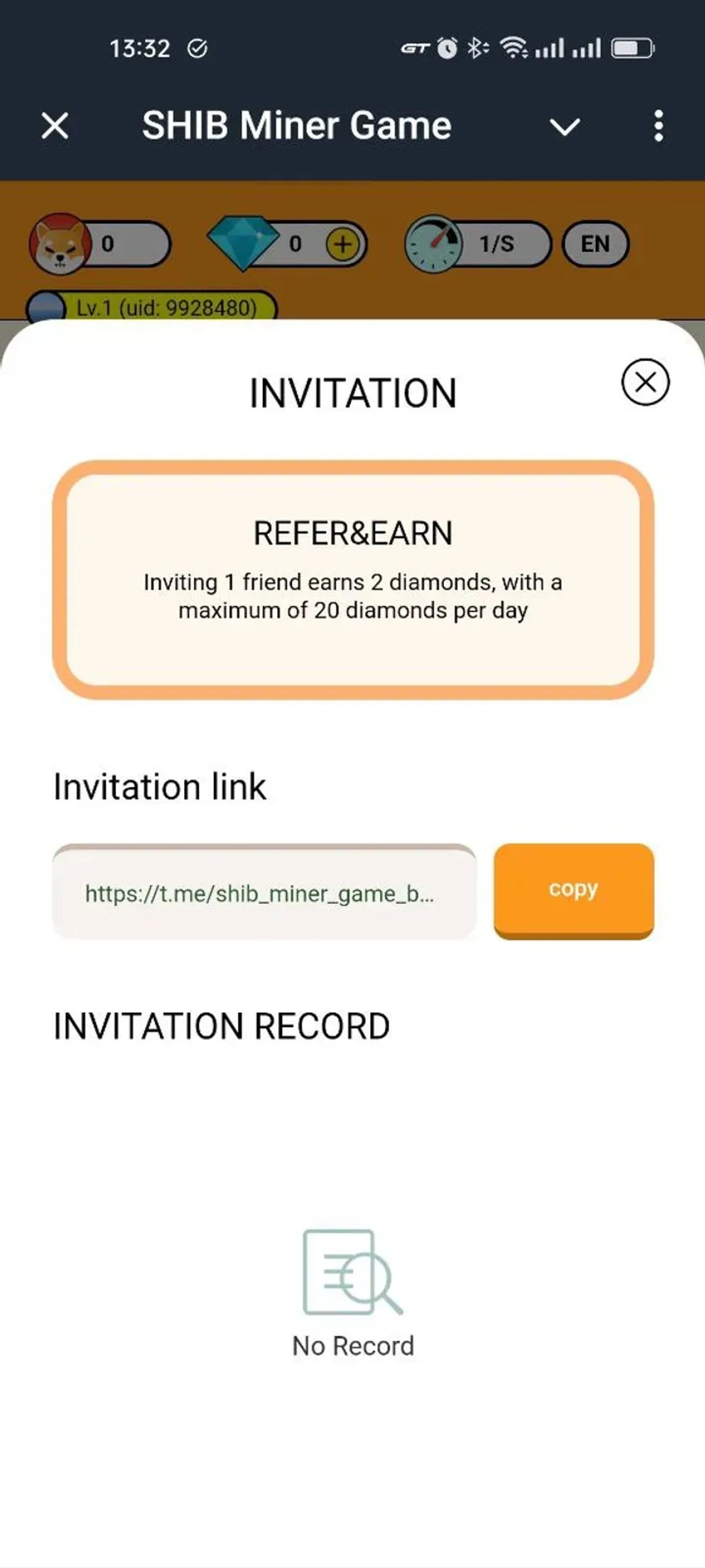 SHIB Miner Game в Телеграм — скриншот 2