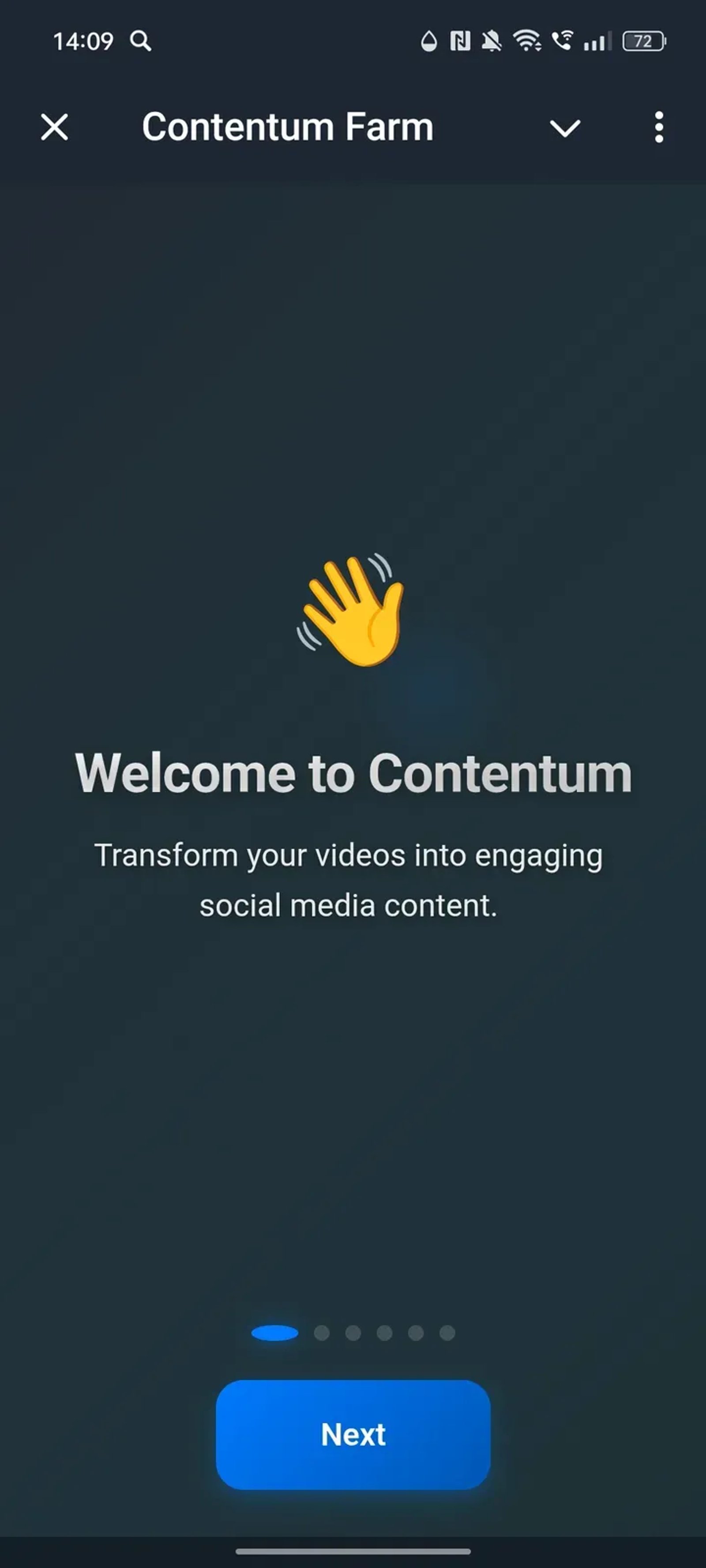 Contentum Farm в Телеграм — скриншот 1