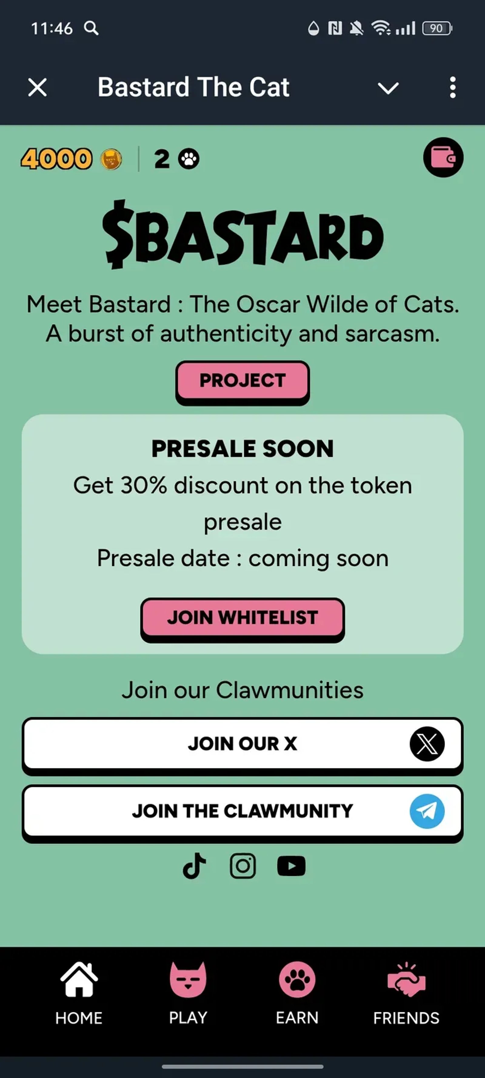 Bastard The Cat в Телеграм — скриншот 2